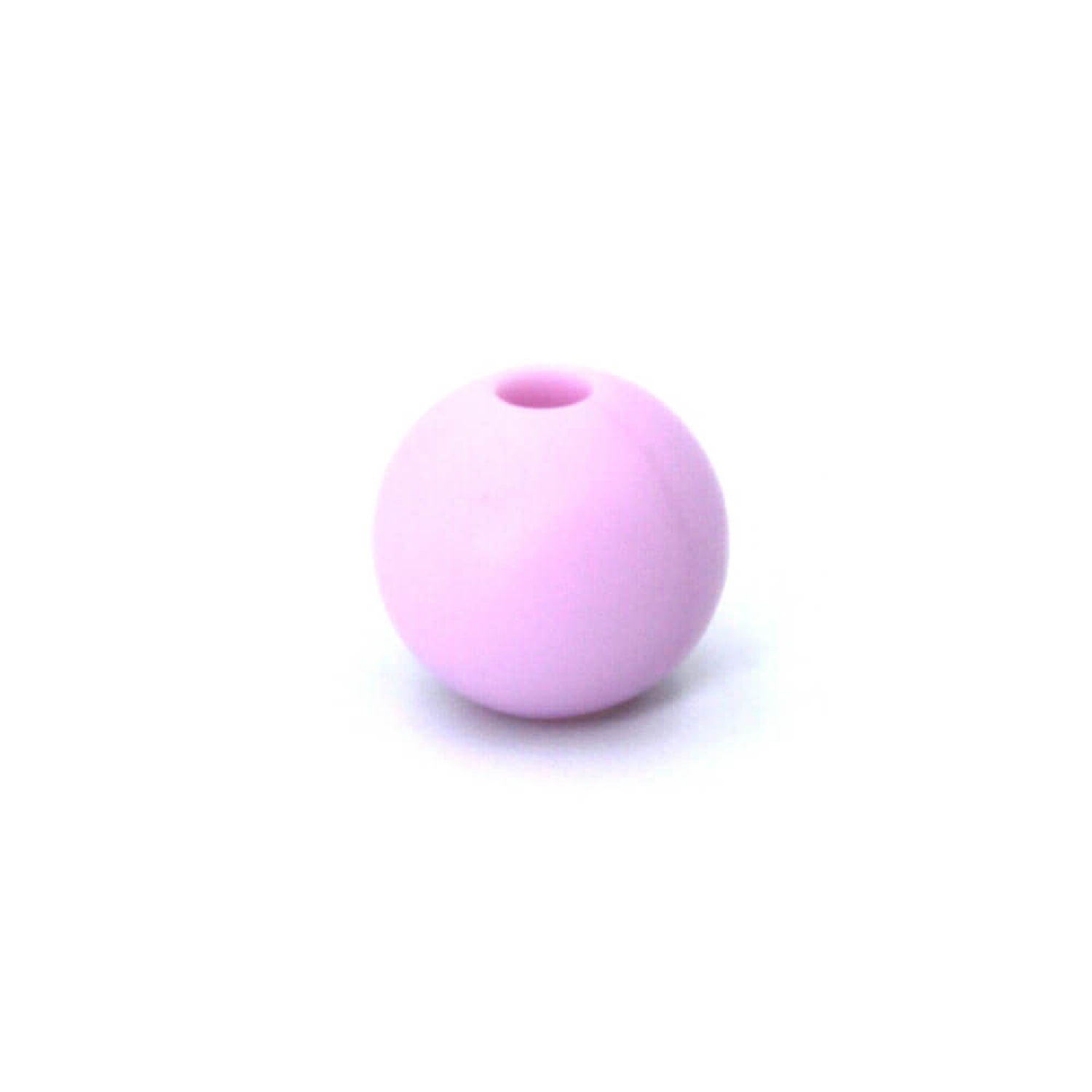 Silikonperlen 9mm "Zart Rosa"