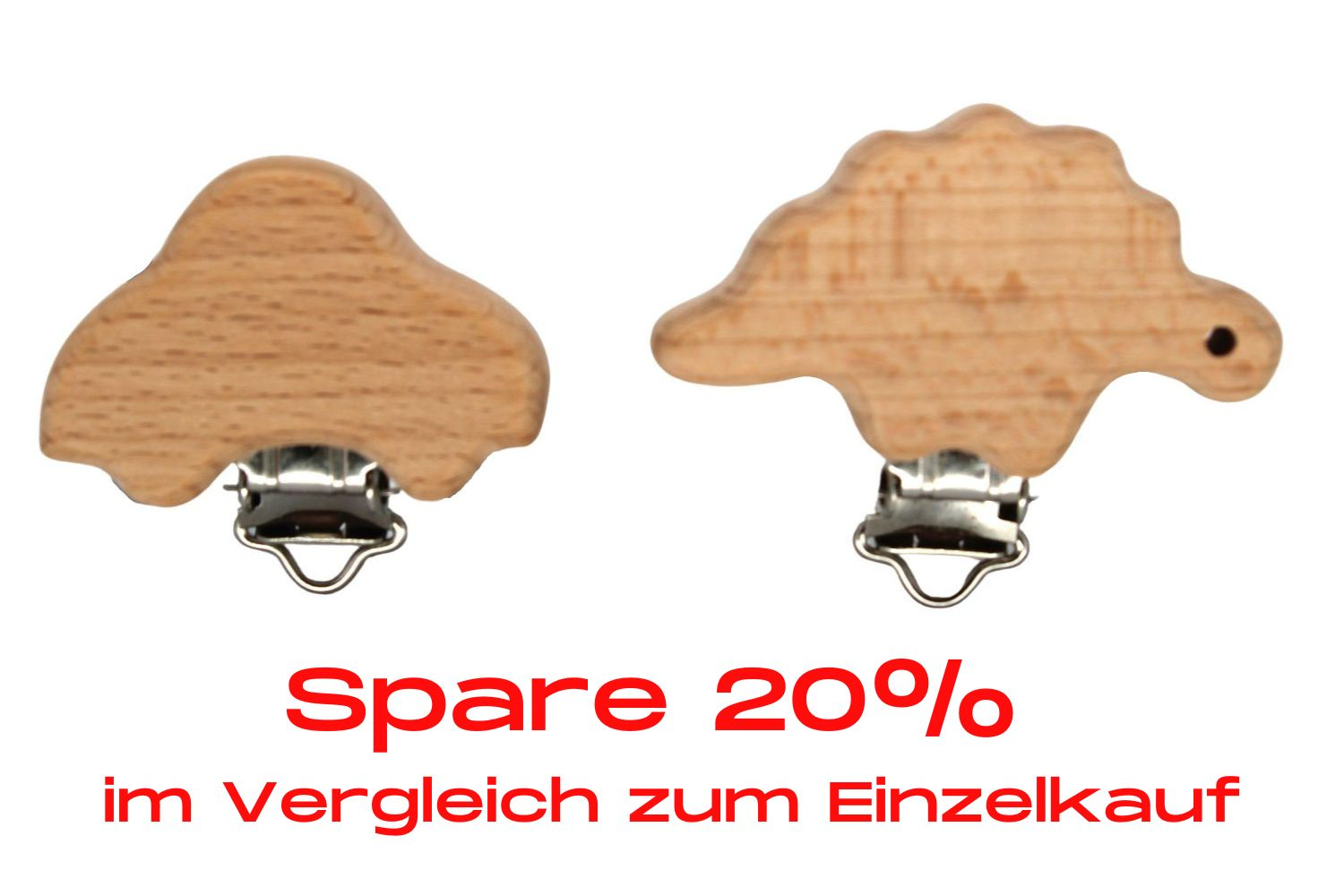 Bundle | Holzformclips | Auto & Dino Bundle | Holzformclips | Auto & Dino