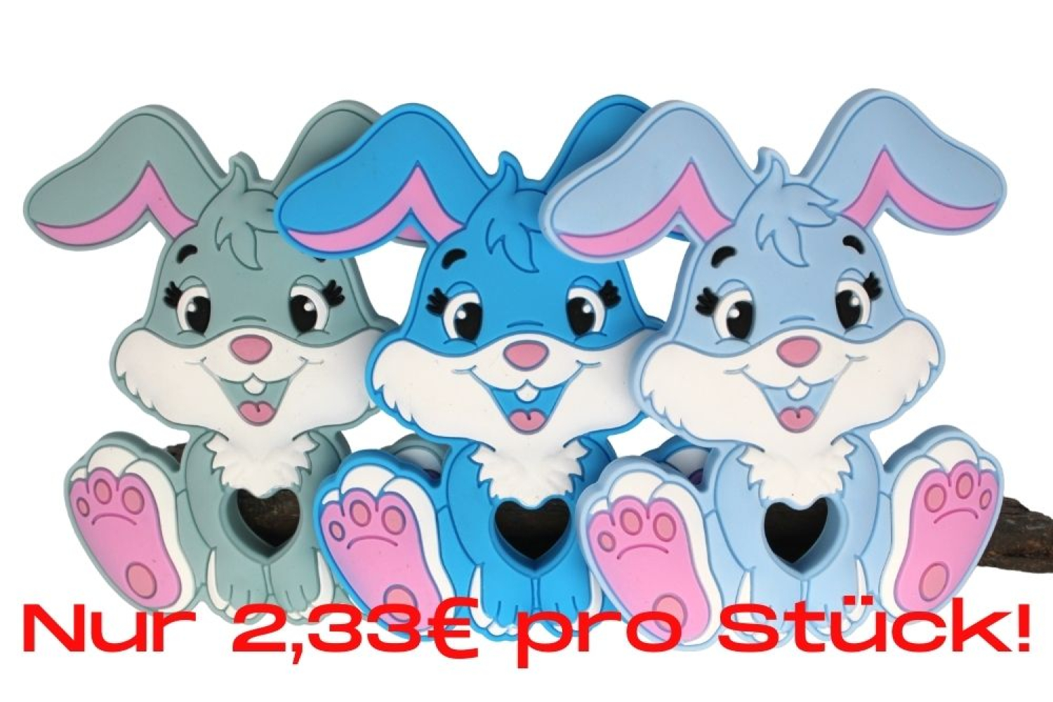 Bundle | Anhänger Hase #2 "Powder Blue"