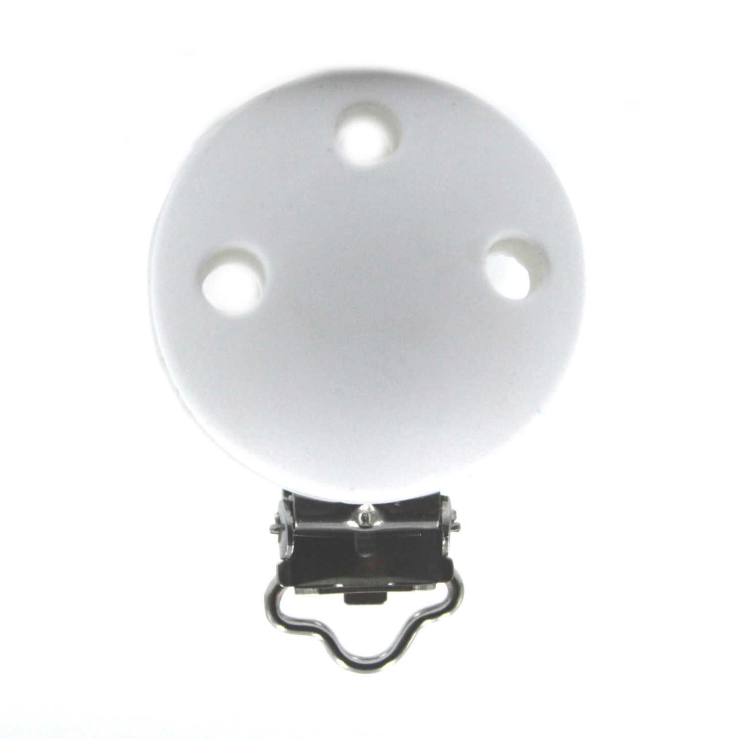 Silikon Rundclip | Weiß