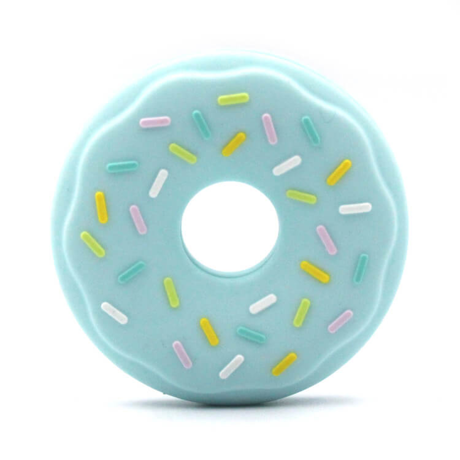 Silikon Beißanhänger | Donut | Blau