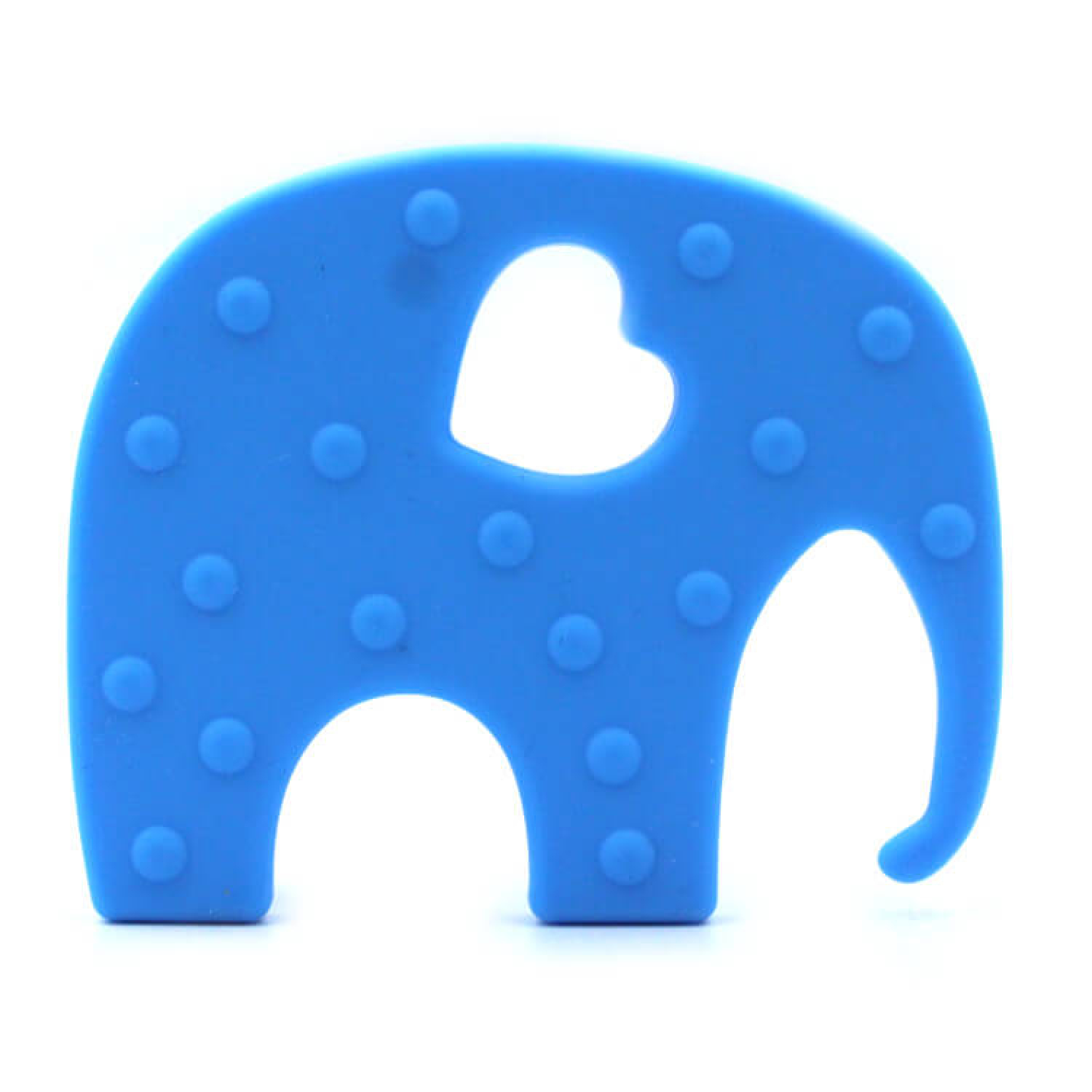 Silikon Beißanhänger | Elefant | Sky Blue