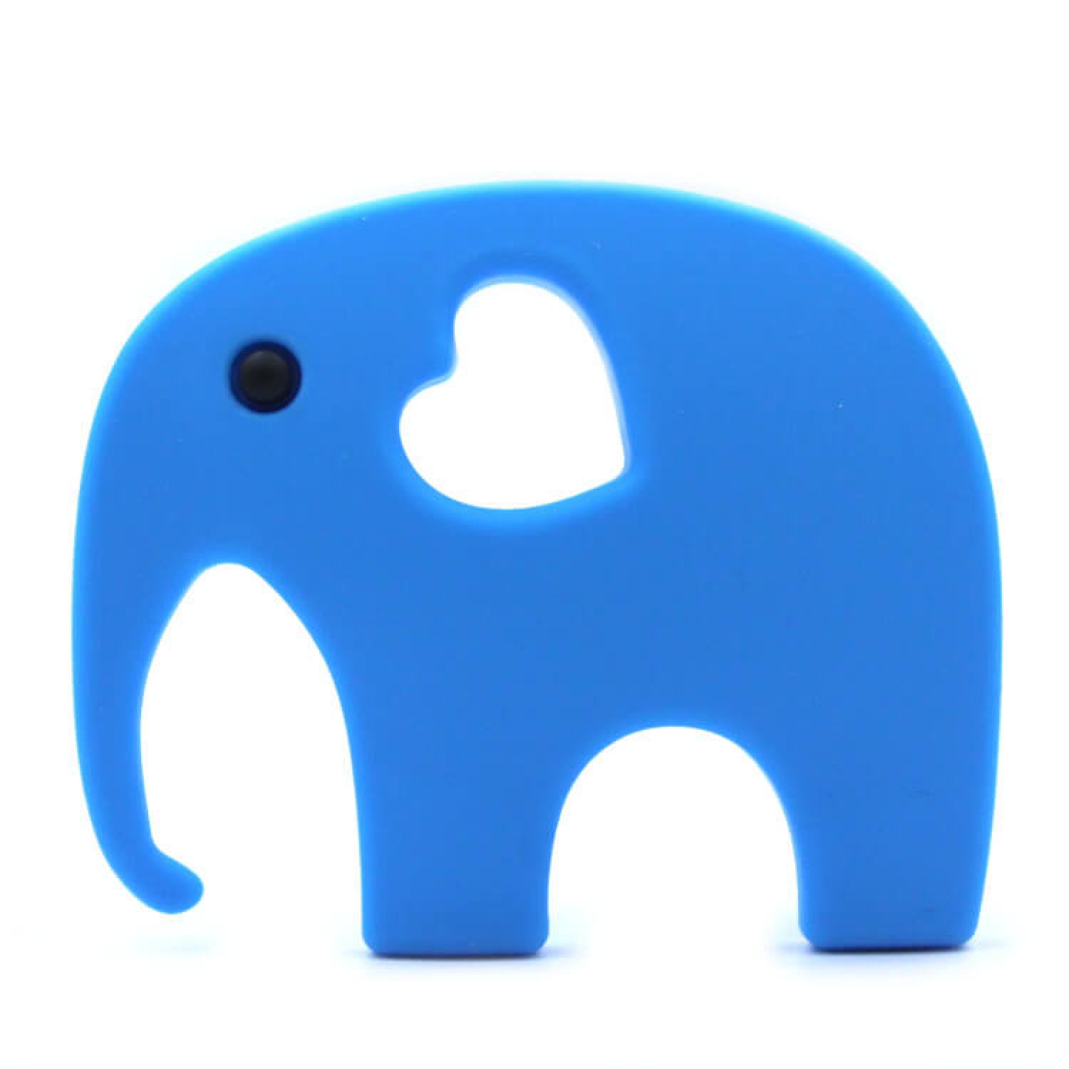 Silikon Beißanhänger | Elefant | Sky Blue