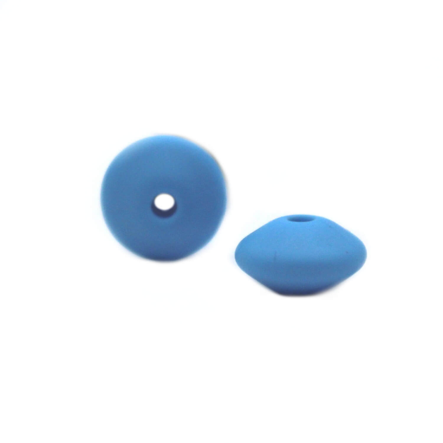Silikonlinse 12mm Gewölbt "Sky Blau"