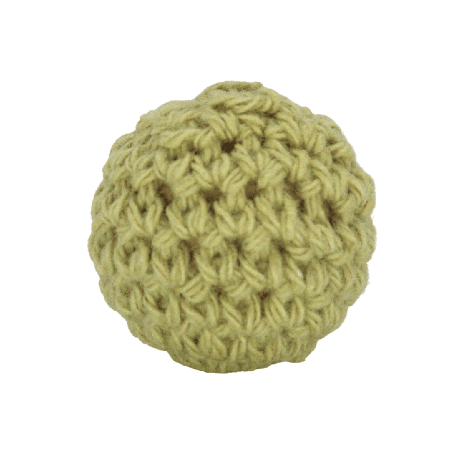 Häkelperle 20mm "Army Grün"