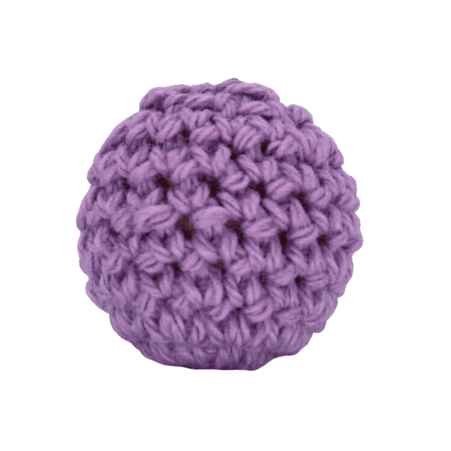 Häkelperle 20mm "Flieder"