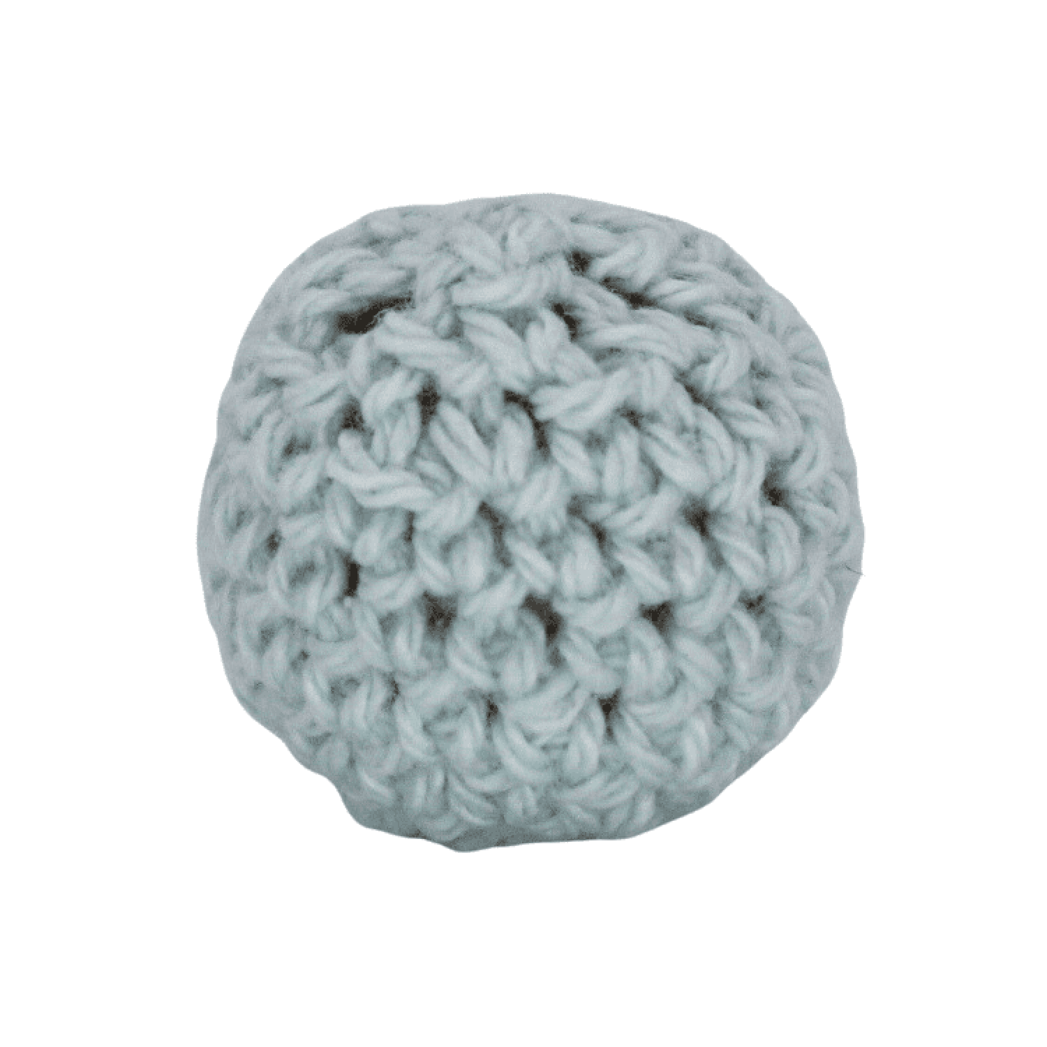 Häkelperle 20mm "Pastell Blau"