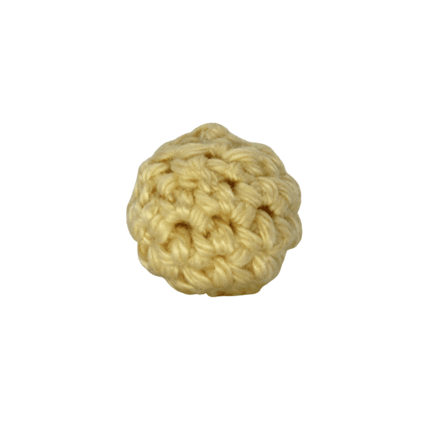 Häkelperle "Premium" 16mm | Pastellgelb