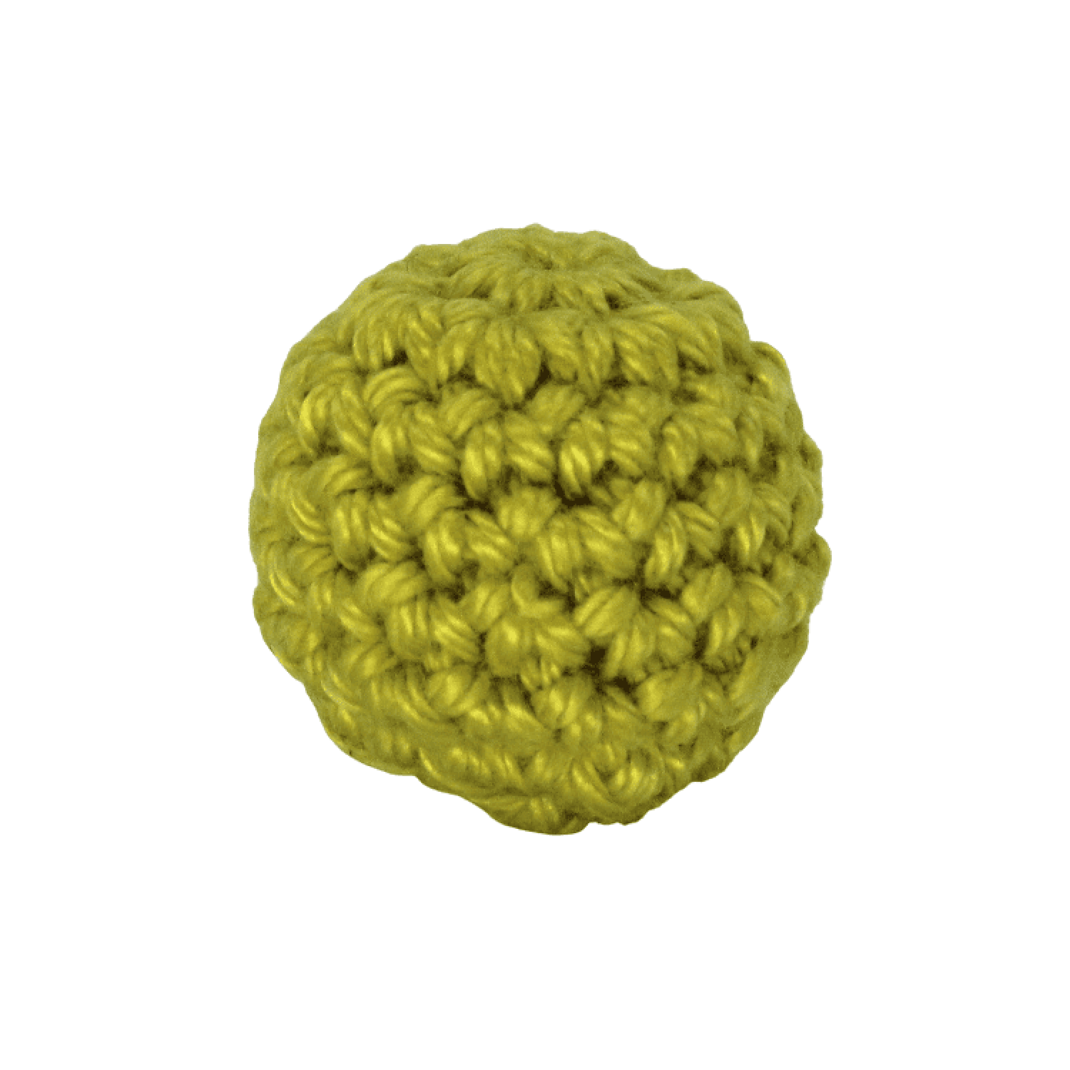 Häkelperle "Premium" 20mm | Lemon