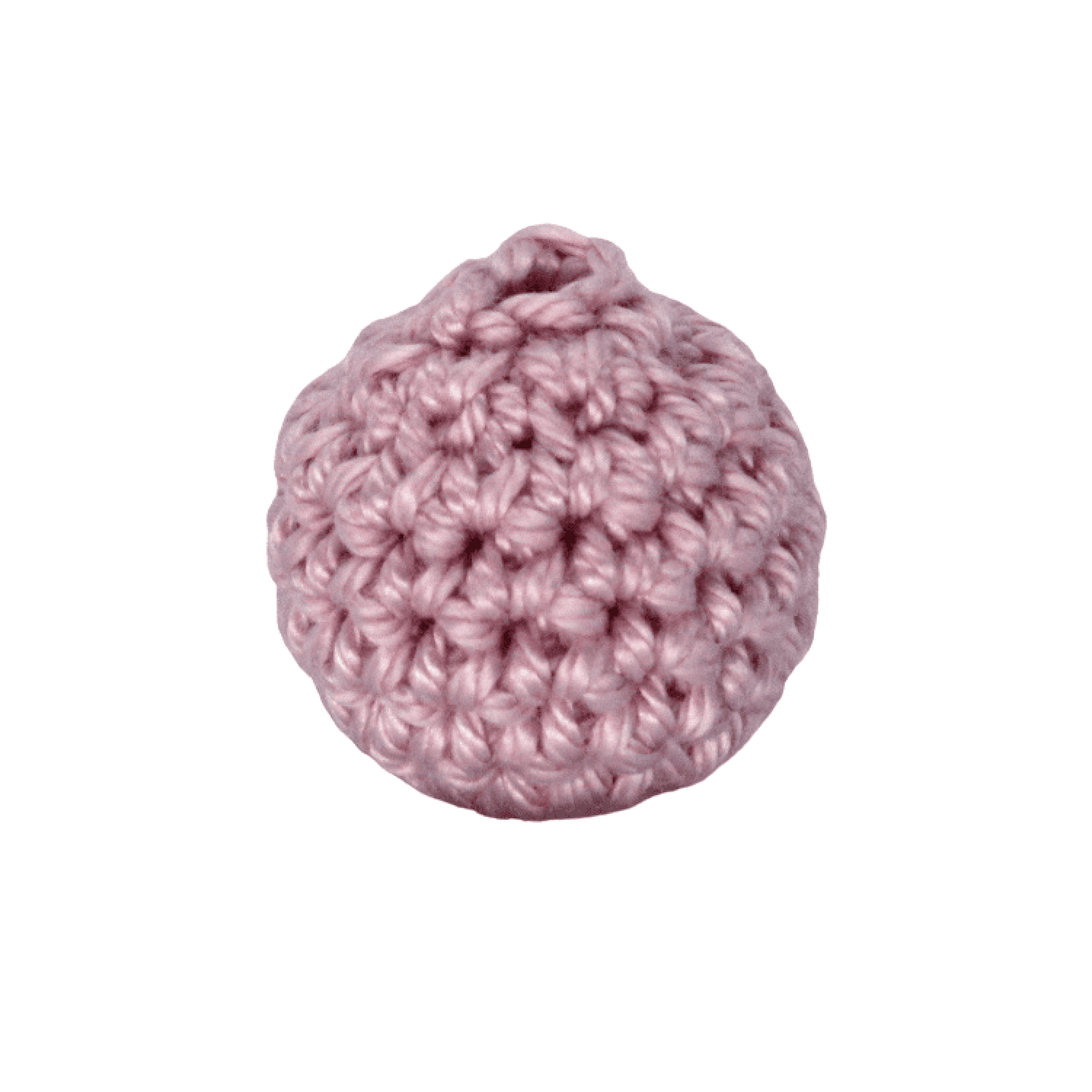 Häkelperle "Premium" 20mm | Pastellrosa
