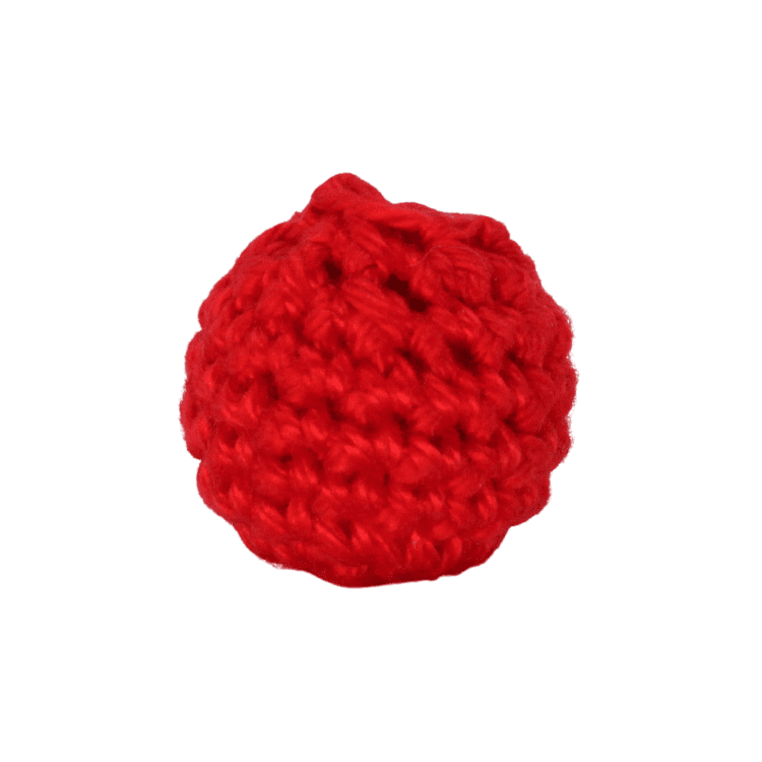 Häkelperle "Premium" 20mm | Rot