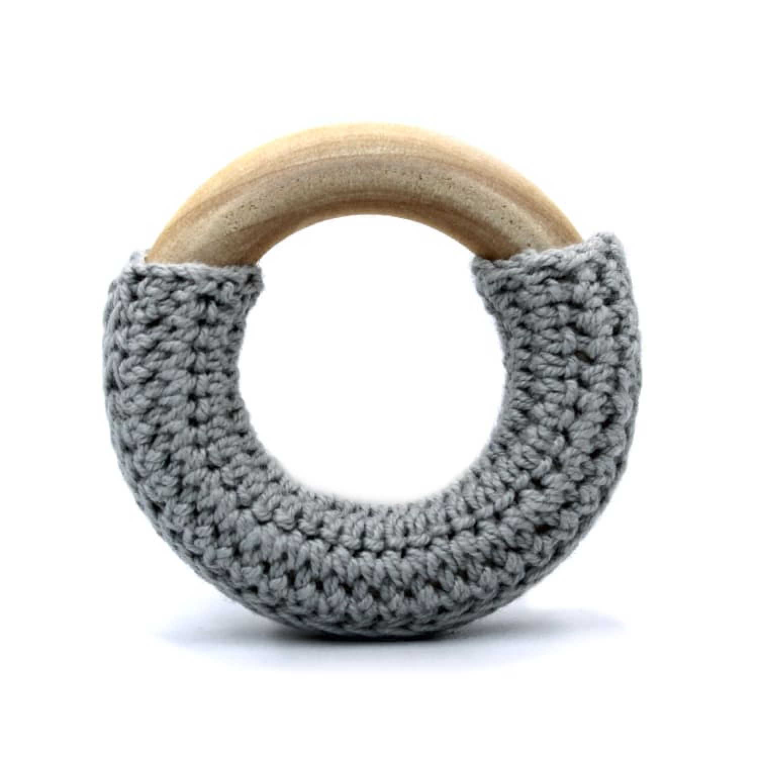 Häkelring "Grau"