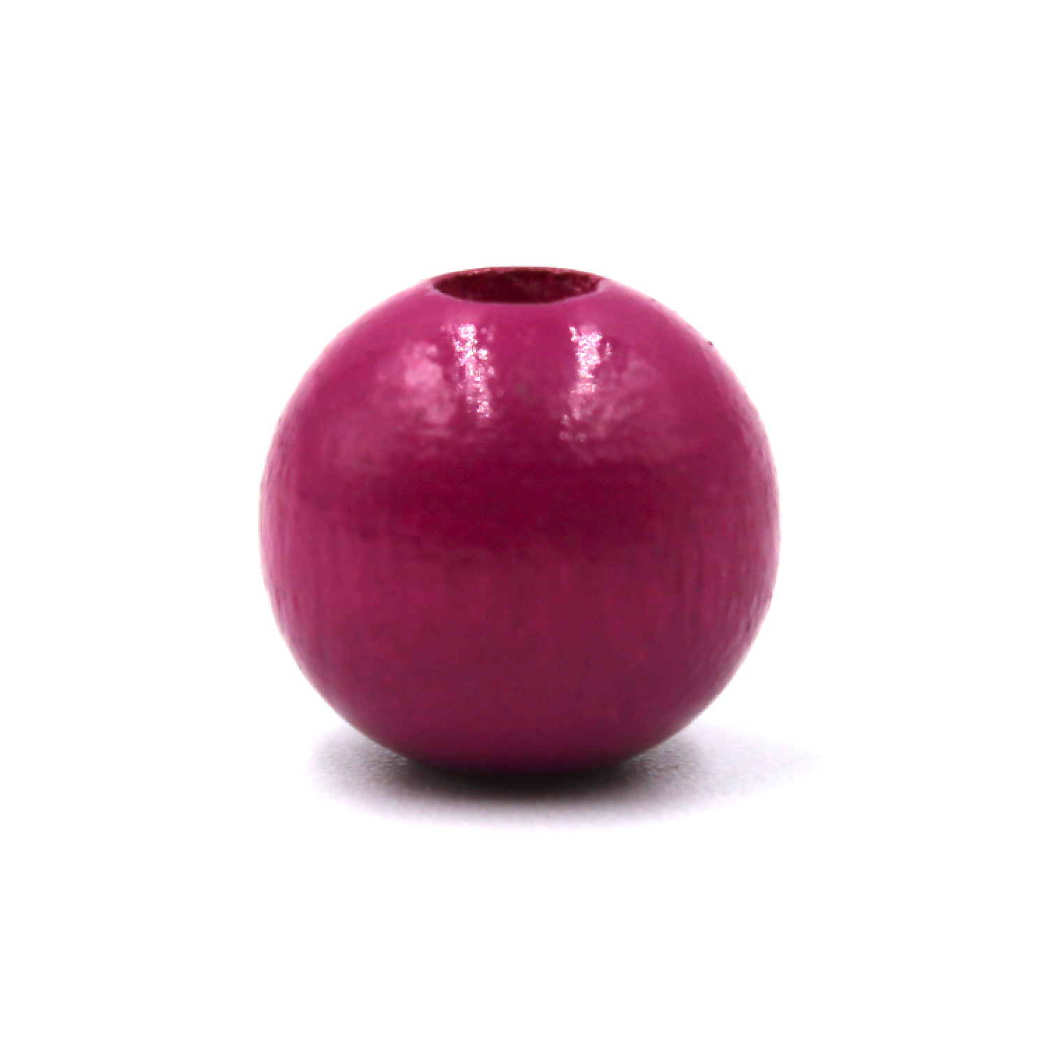 Holzperlen 10mm | Dunkelpink