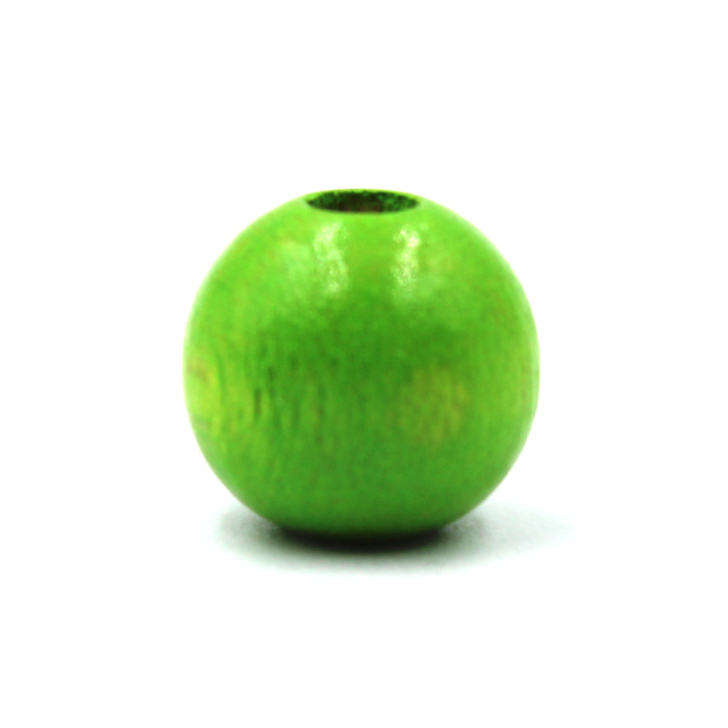 Holzperlen 10mm | Gelbgrün