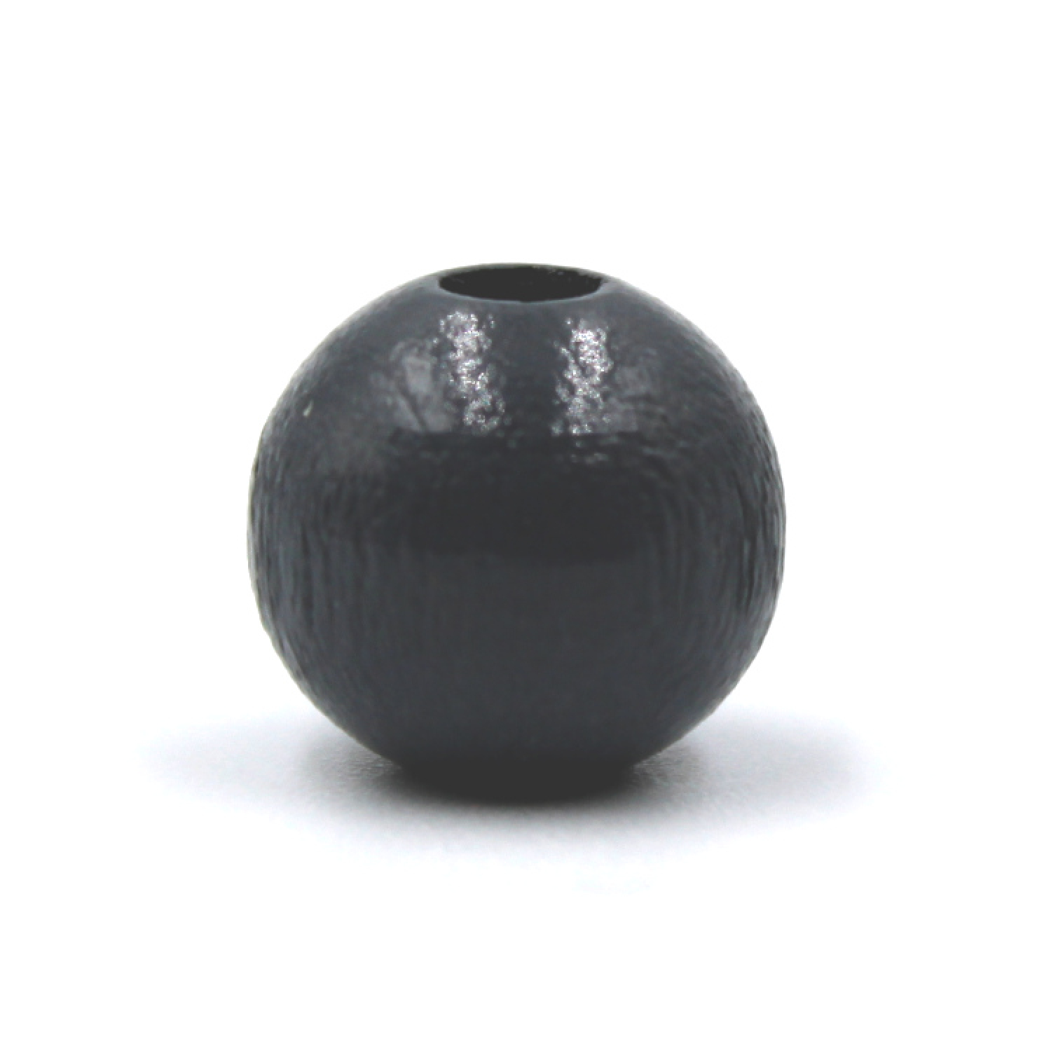 Holzperlen 10mm | Dunkelgrau