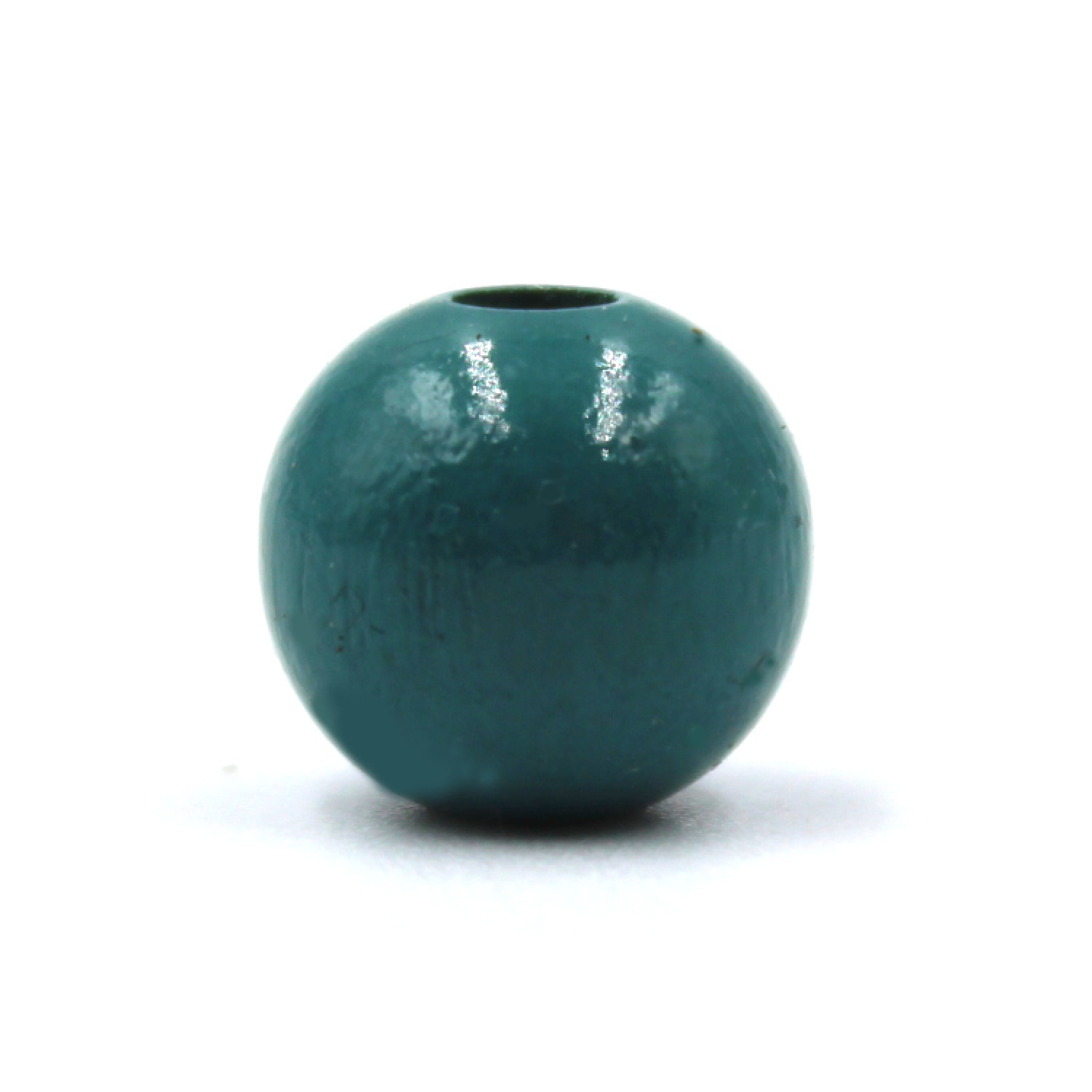 Holzperlen 10mm | Dunkeltürkis