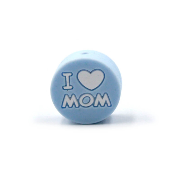 I love mom "Pastell Blau"