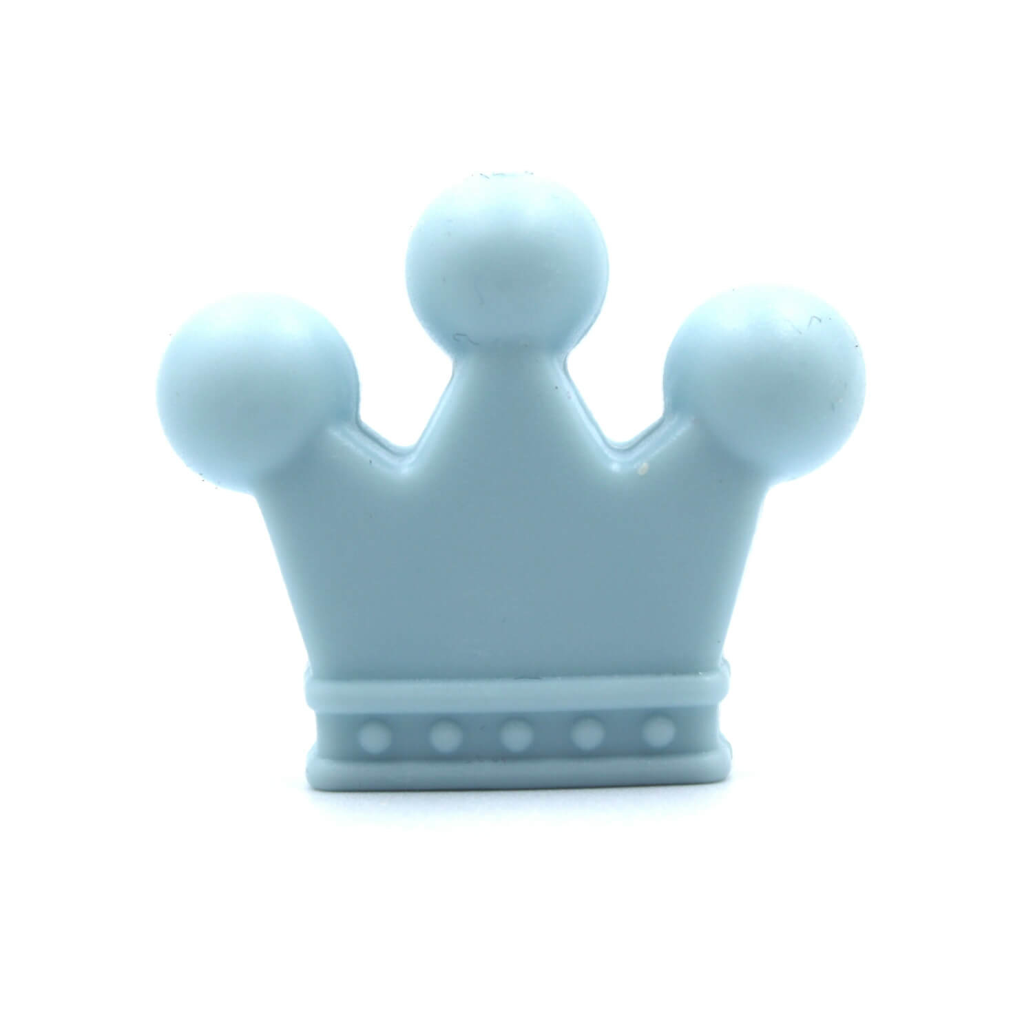 Silikon Motivperle Krönchen #1 | Baby Blau