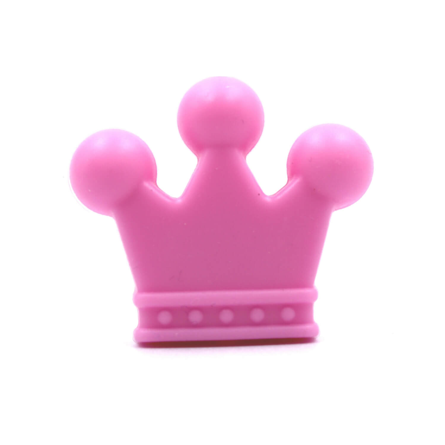 Silikon Motivperle Krönchen #1 | Pink