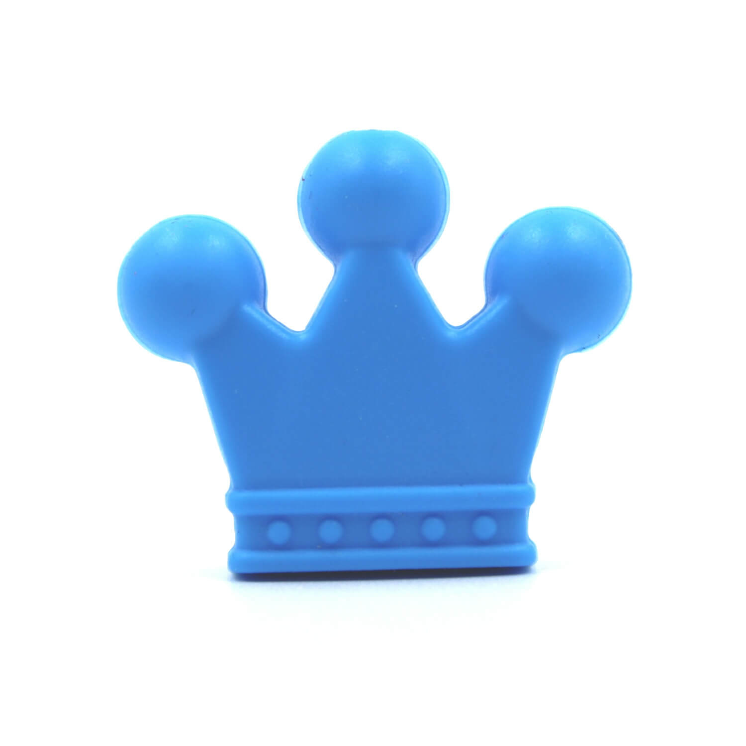 Silikon Motivperle Krönchen #1 | Sky Blau