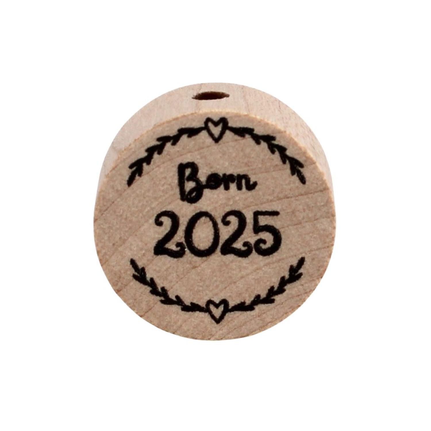 Motivscheibe 20mm | Born 2025 Natur