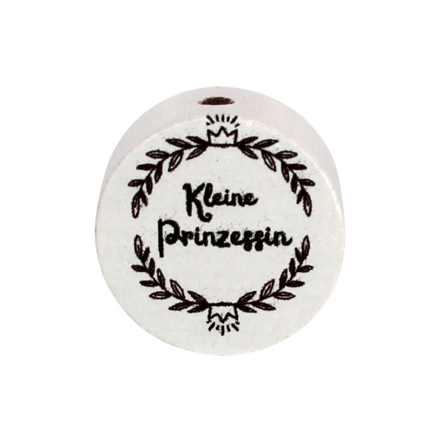 Motivscheibe 20mm | Kleine Prinzessin Weiß