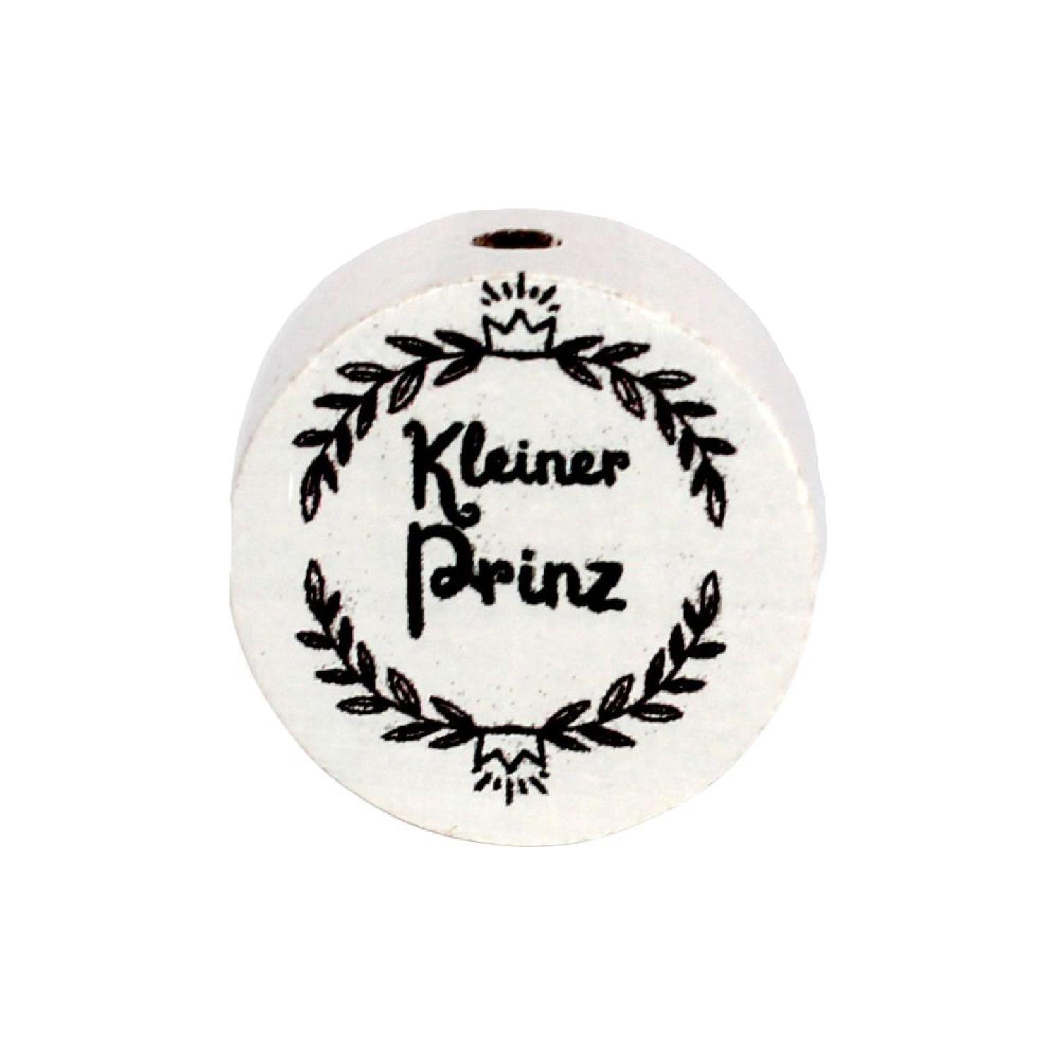 Motivscheibe 20mm | Kleiner Prinz Weiß