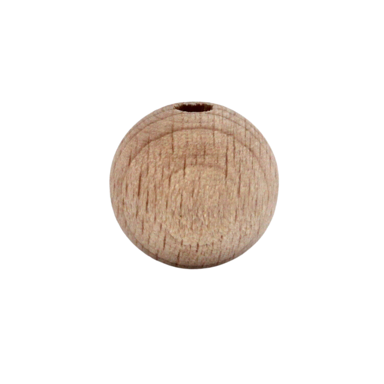 Naturholzperle 15mm - Buchenholz