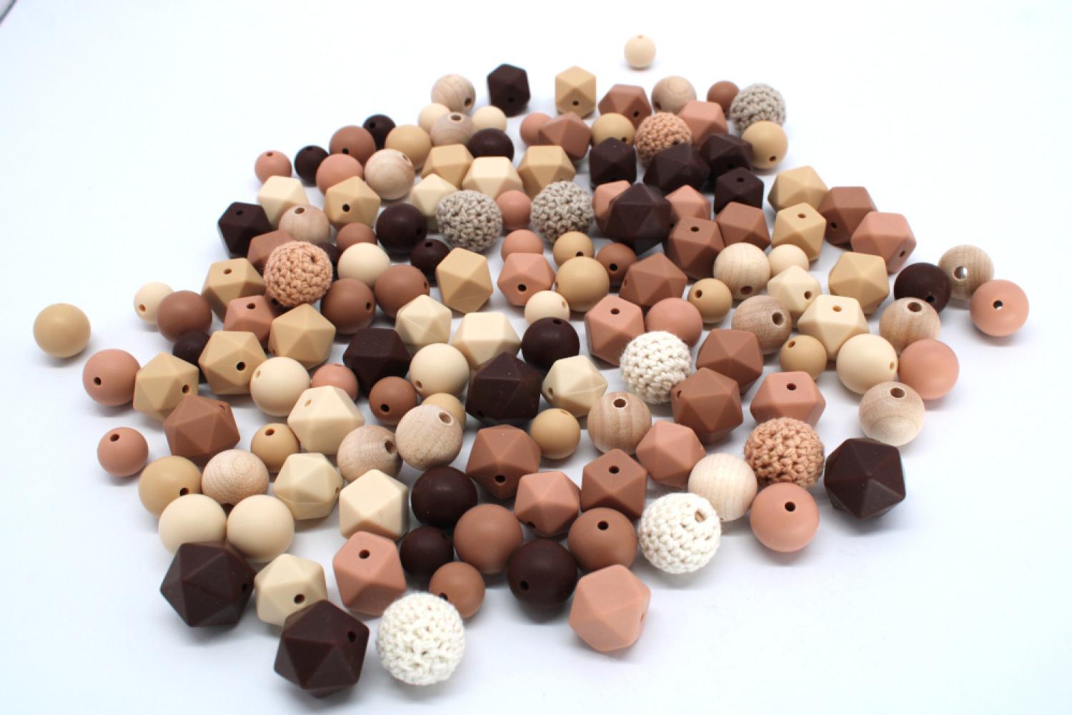 Perlen Spar-Paket | Brauntöne