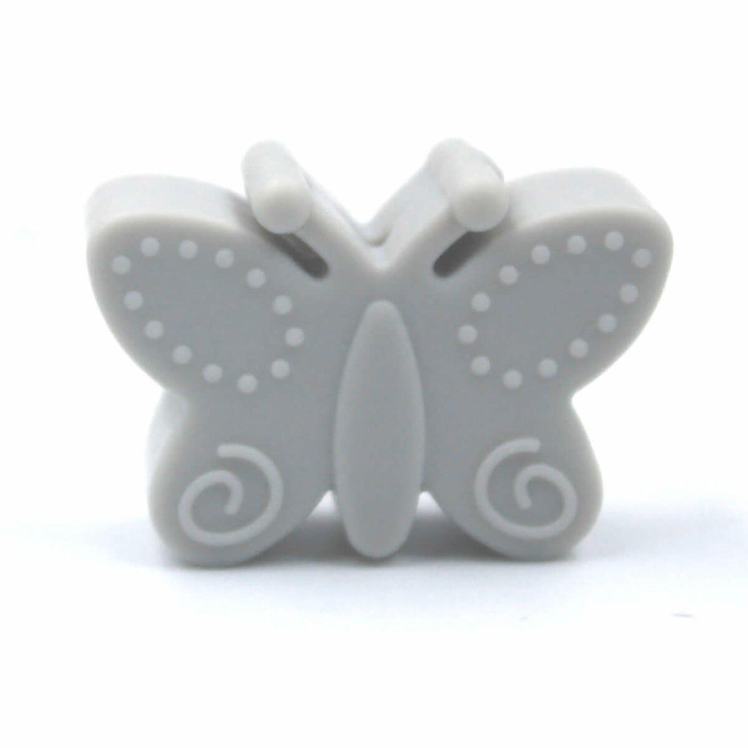 Kleiner Schmetterling "Hell Grau"