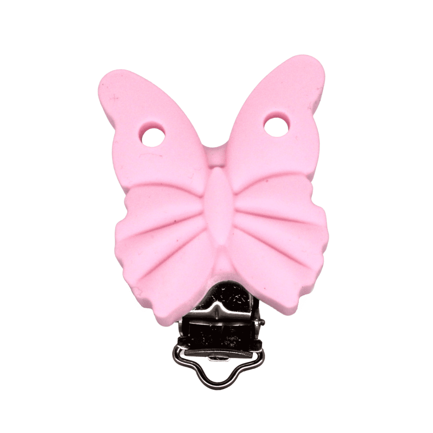Silikonclip Schmetterling | Pastellrosa