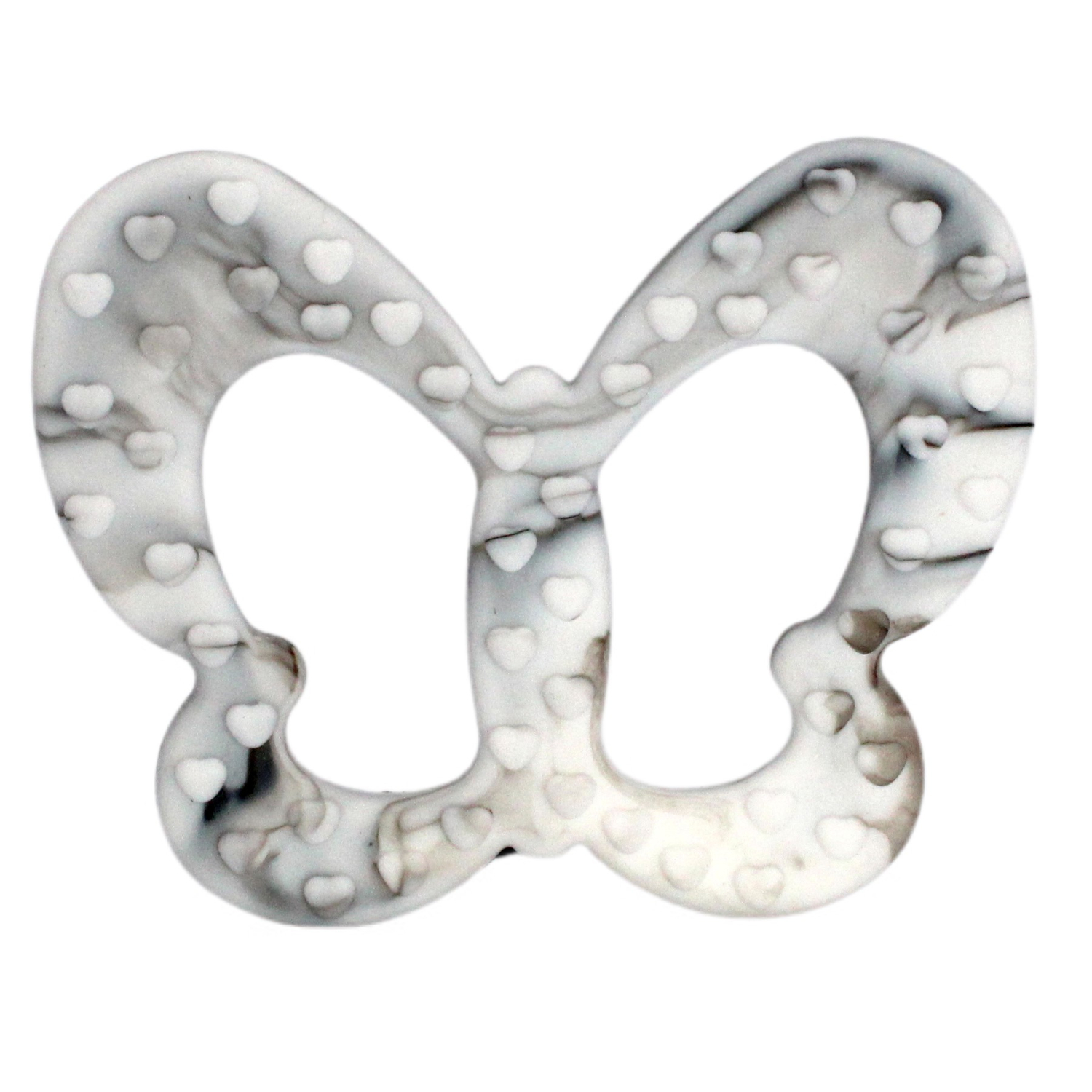Silikon Beißanhänger I Schmetterling I Marble