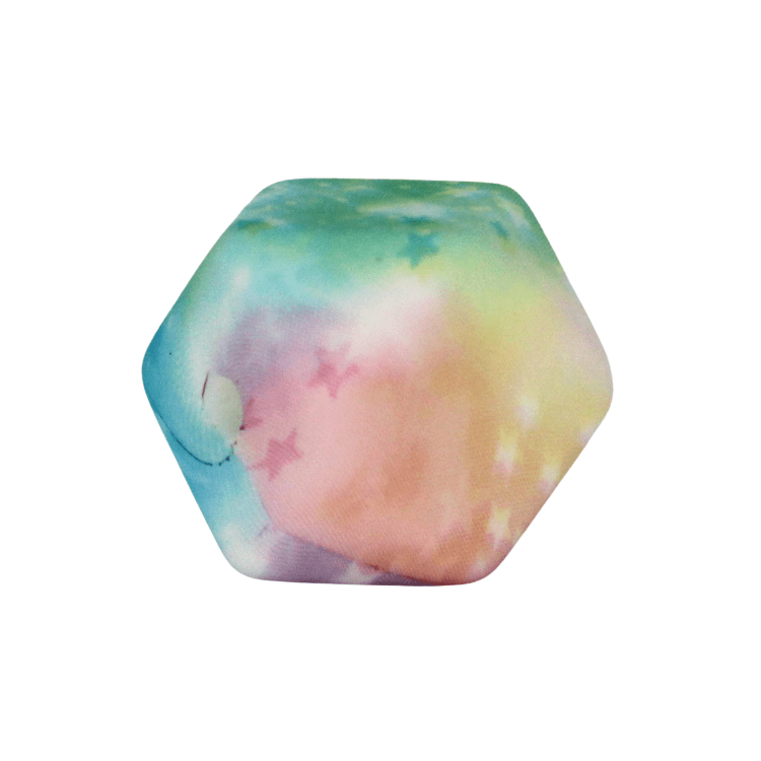 Silikon Hexagonperle 14mm | Sterne