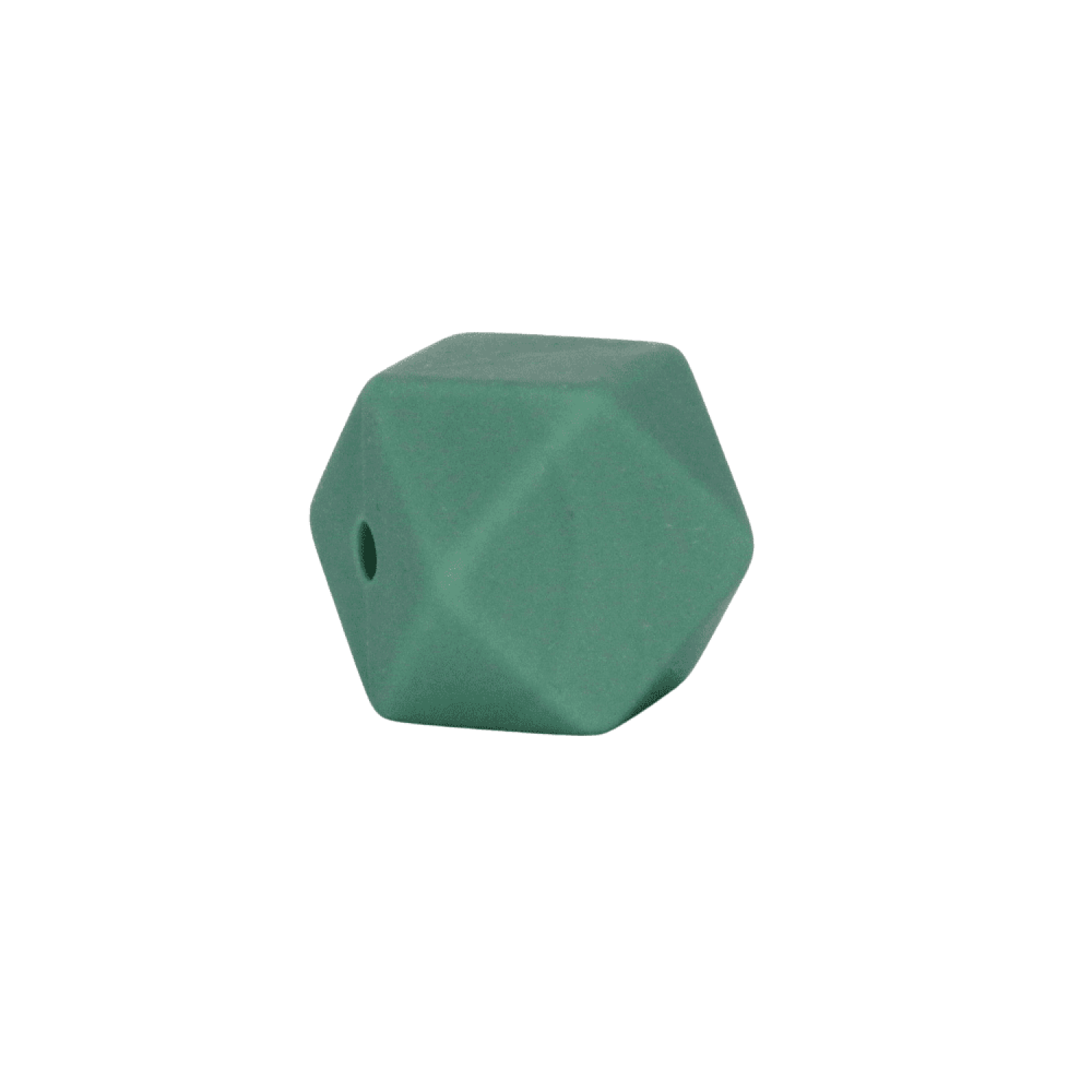 Hexagon Silikonperle 14mm "Feldspat"