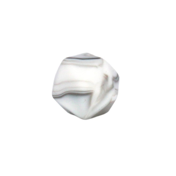 Silikon Icosaederperle 14mm | Marble