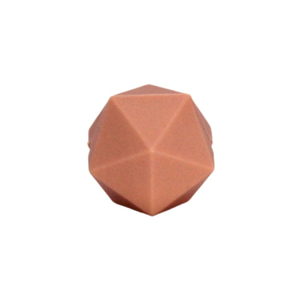 Silikon Icosaederperle 17mm | Peachy