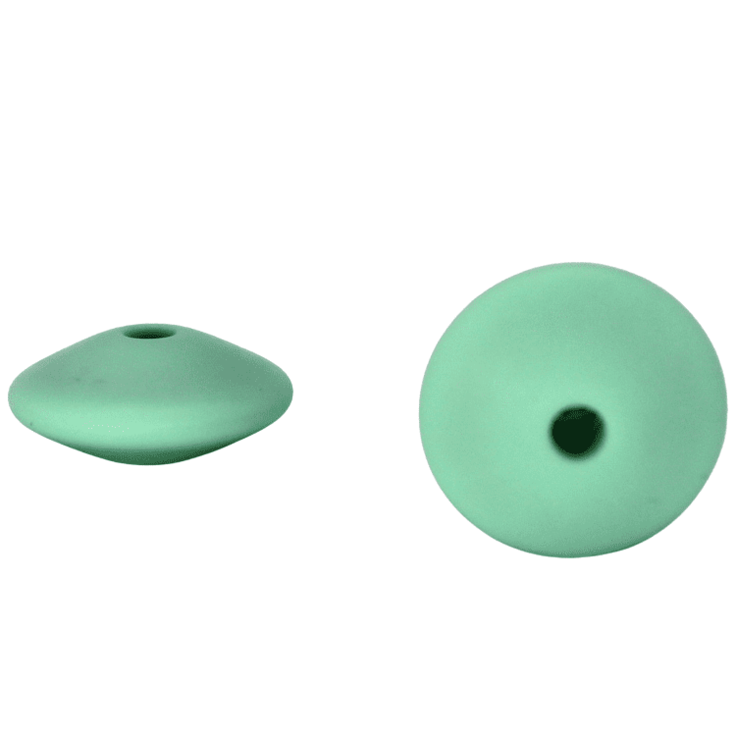 Silikon Linsenperle 15mm | Mint