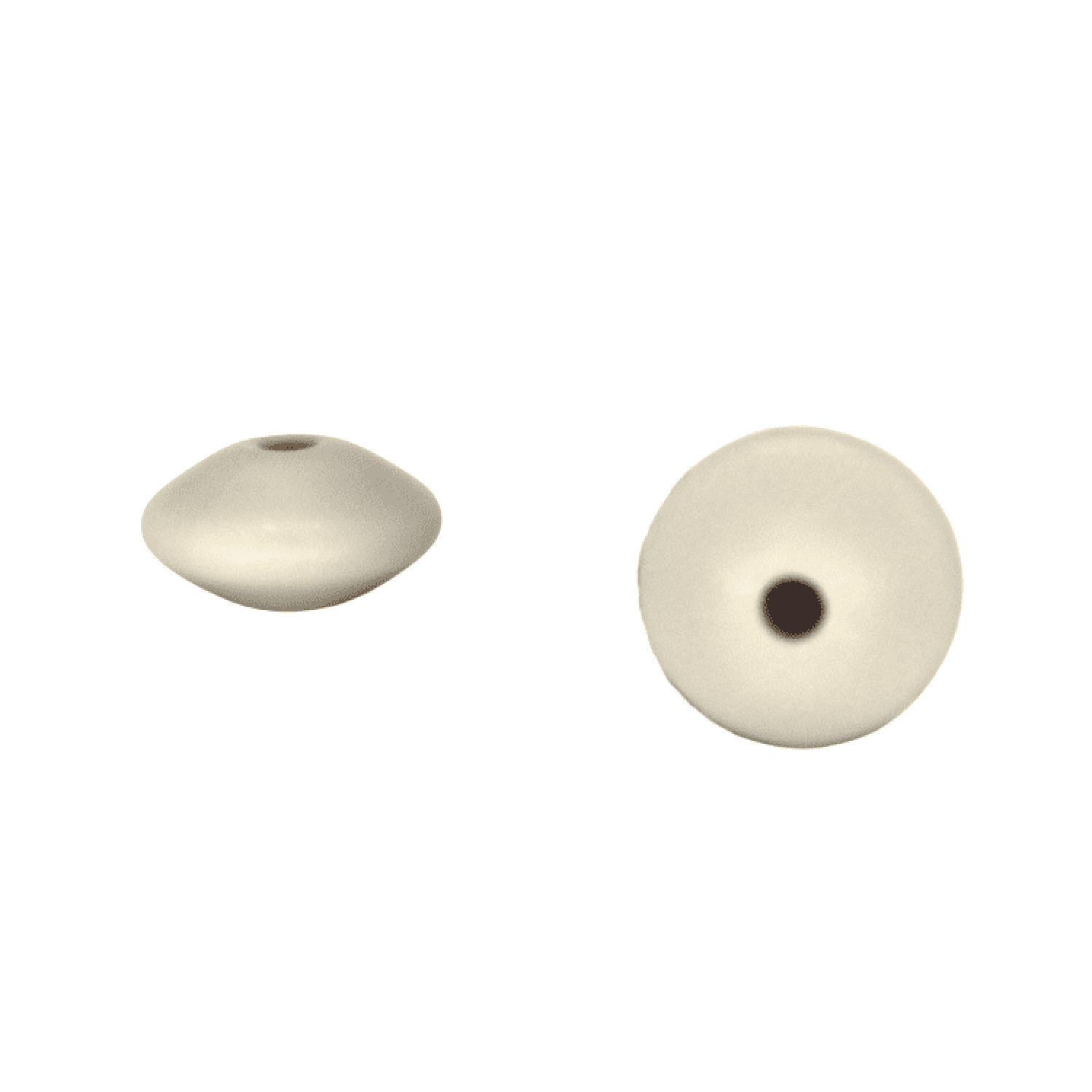 Silikonlinse 12mm Gewölbt "Blass Grau"