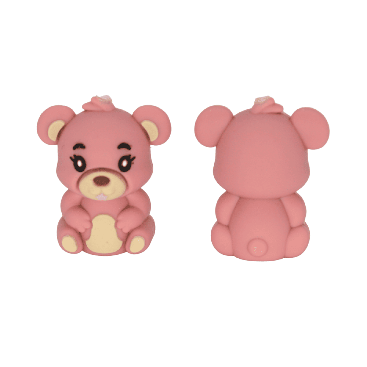 Silikon 3D - Motivperle Bär | Blush