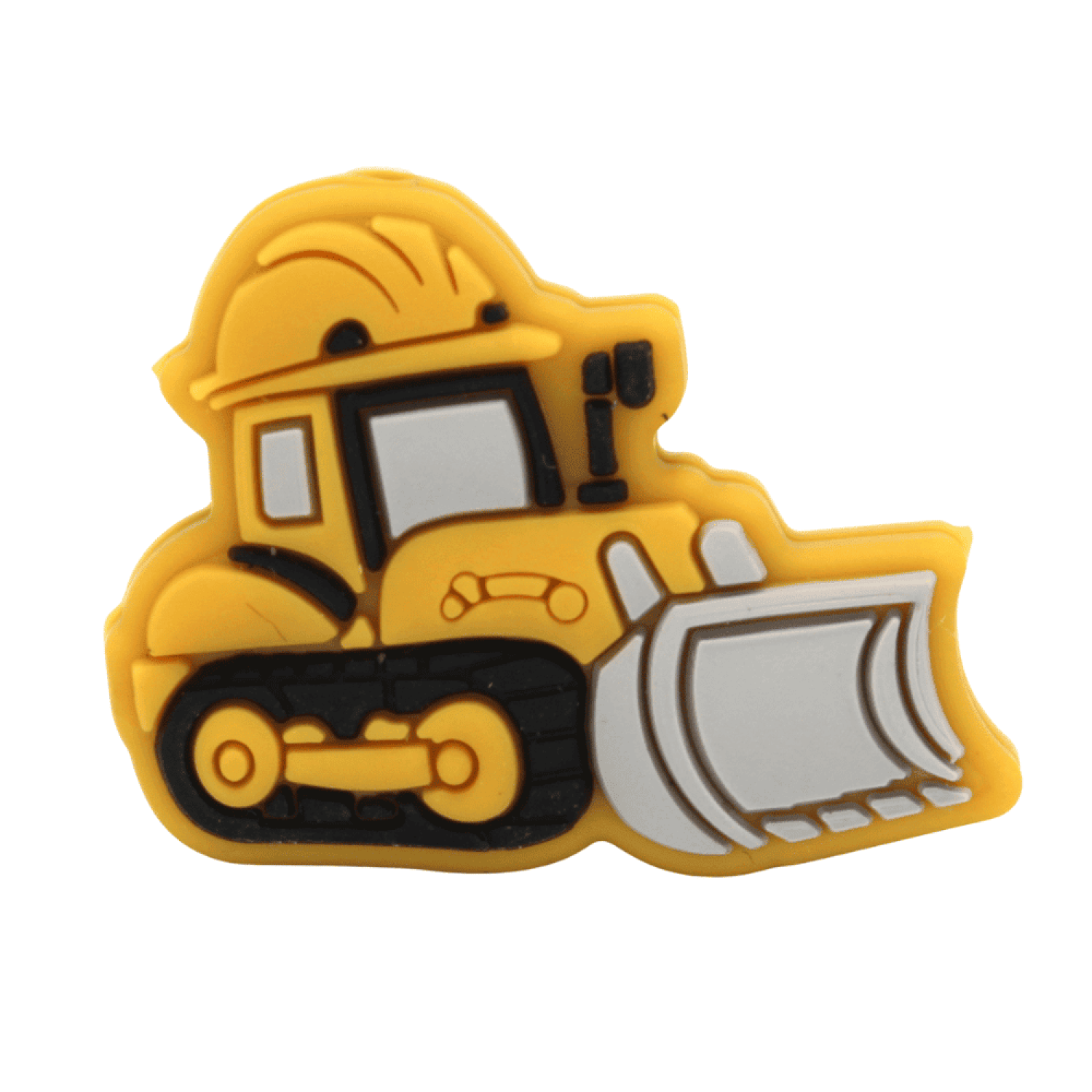 Silikon Motivperle Bagger | Senf Gelb 