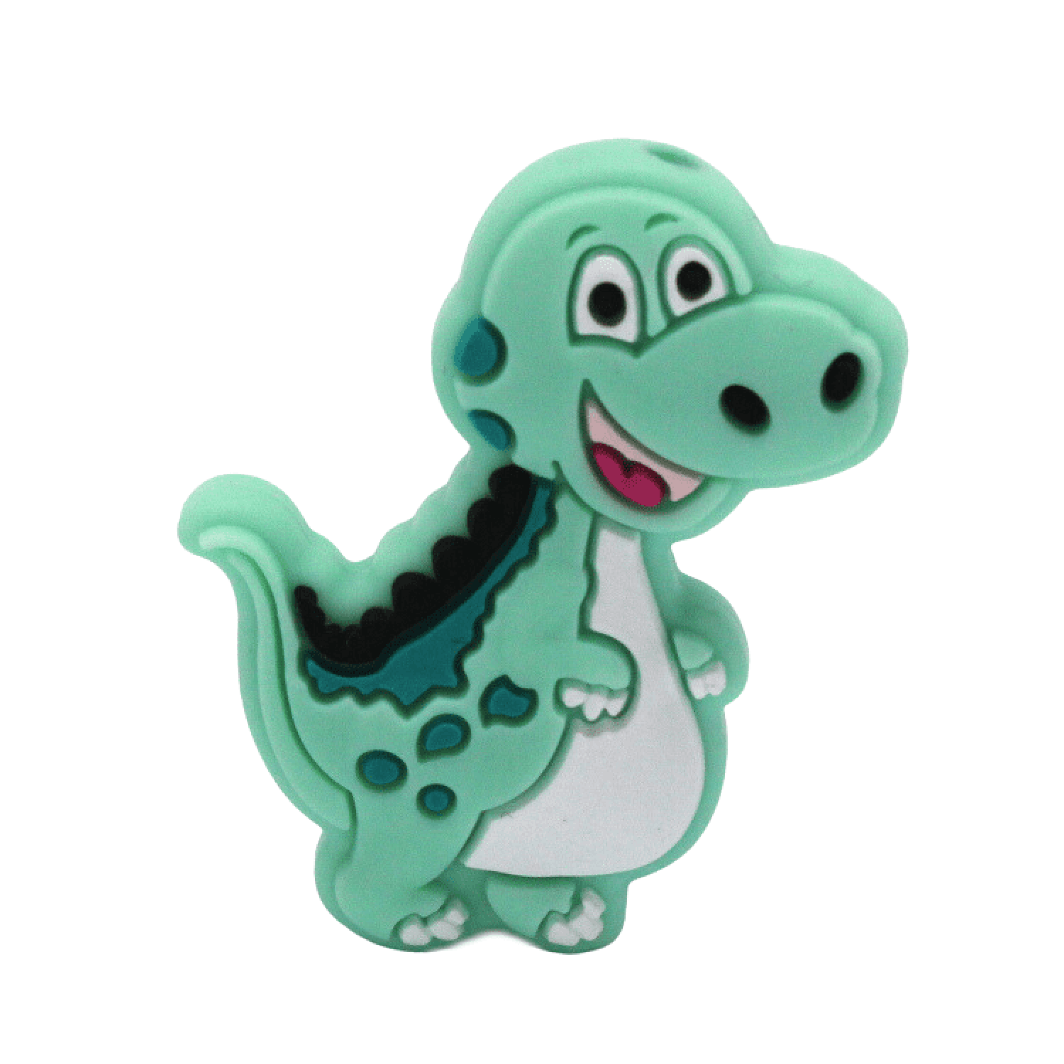 Silikon Motivperle Dino | Mint