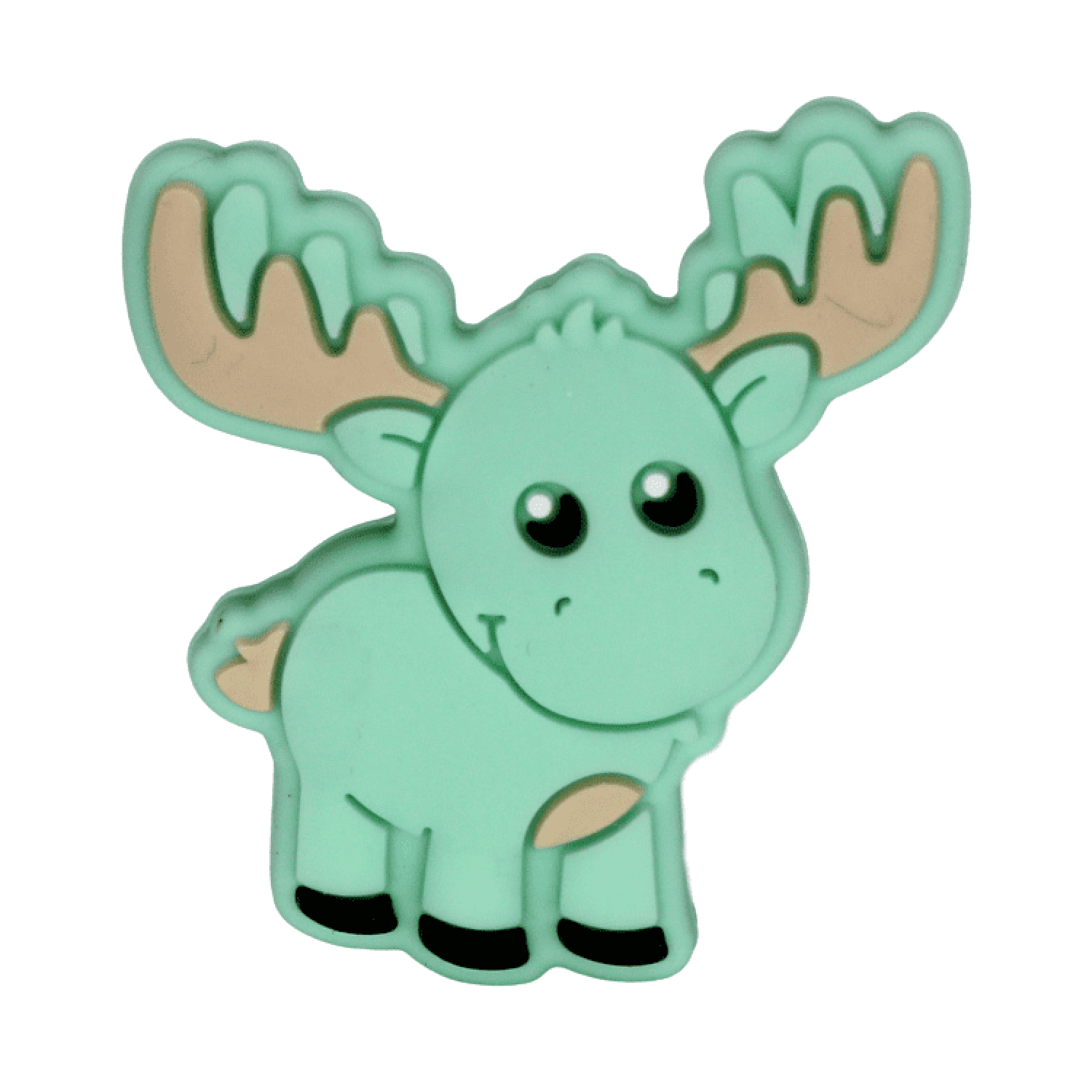 Silikon Motivperle Rentier | Mint