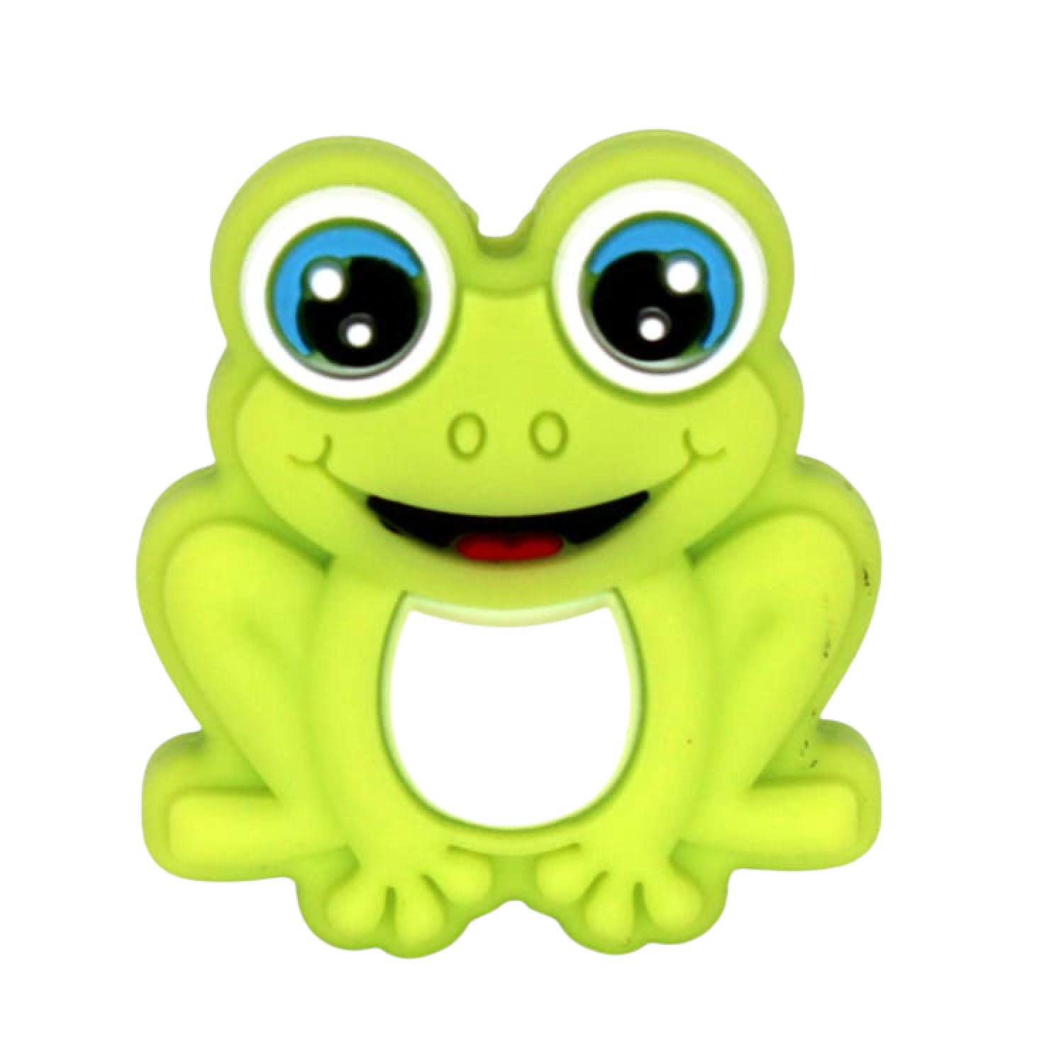 Silikon Motivperle Frosch | Grün