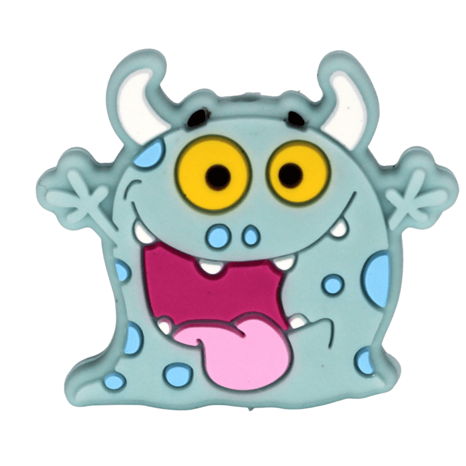 Silikon Motivperle Monster | Powder Blue