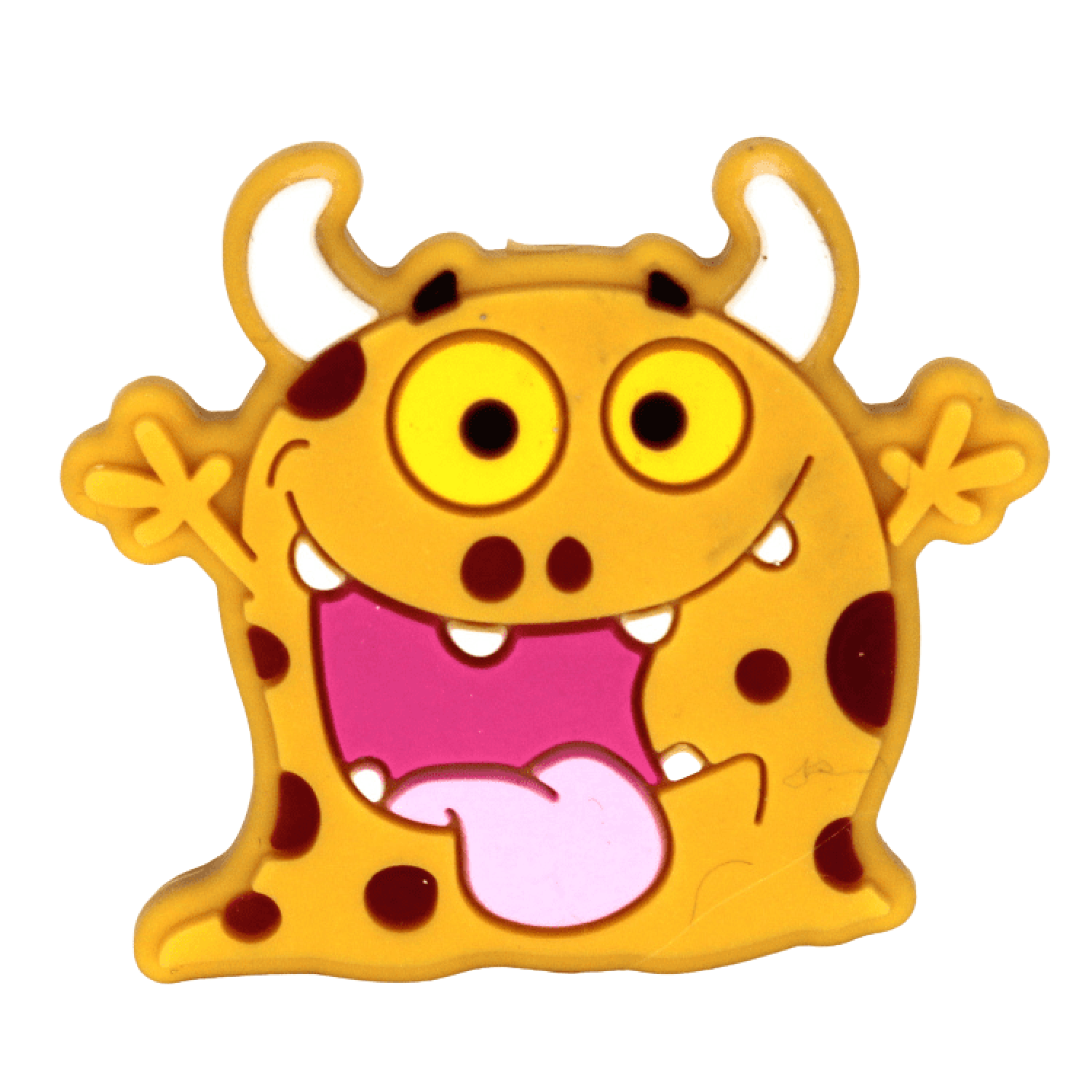 Silikon Motivperle Monster | Senf Gelb
