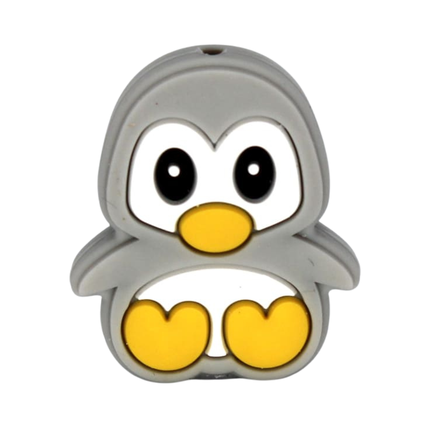 Silikon Motivperle Pinguin #2 | Hell Grau Silikon Motivperle Pinguin #2 | Hell Grau