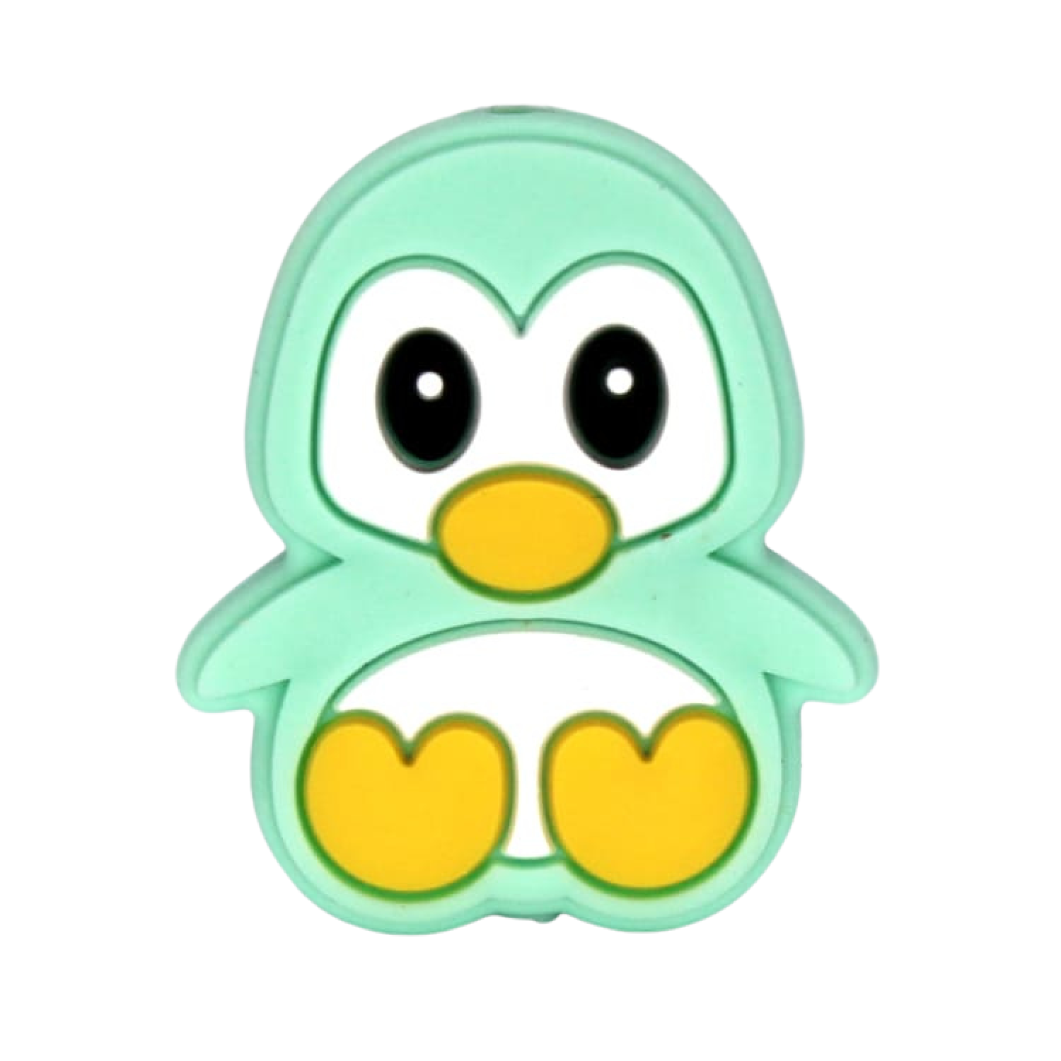 Silikon Motivperle Pinguin #2 | Mint