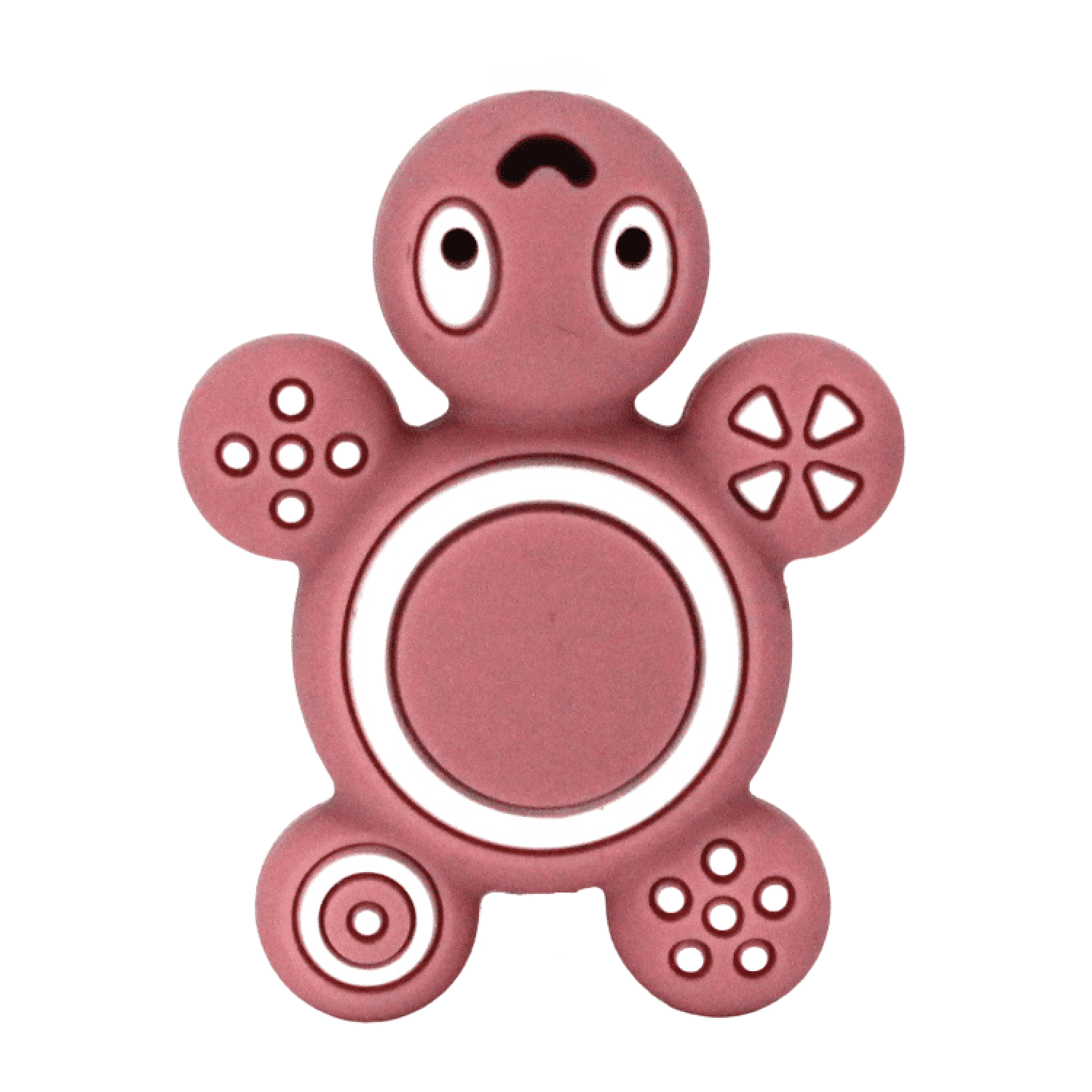 Silikon Motivperle Schildkröte | Blush