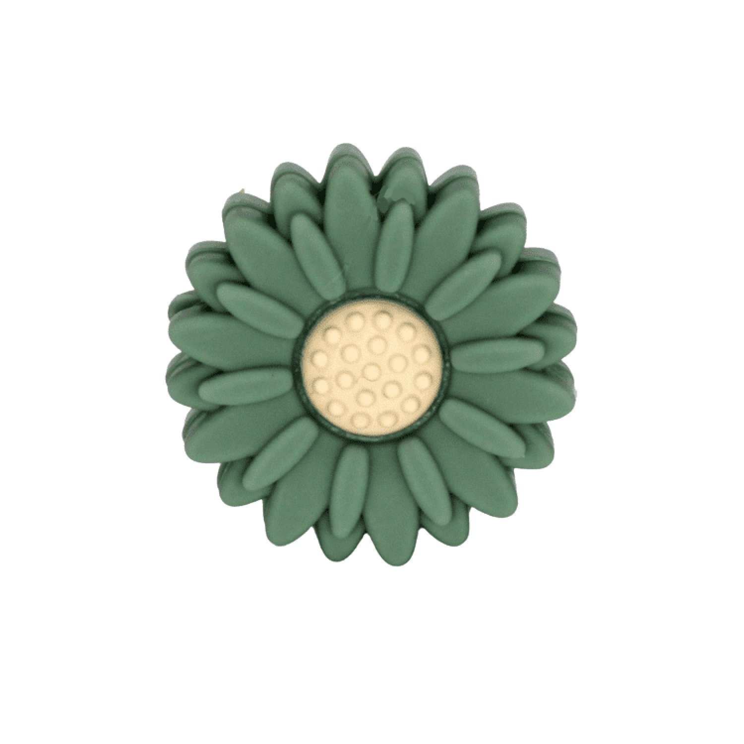Silikon Motivperle Sonnenblume (Klein) | Salbei
