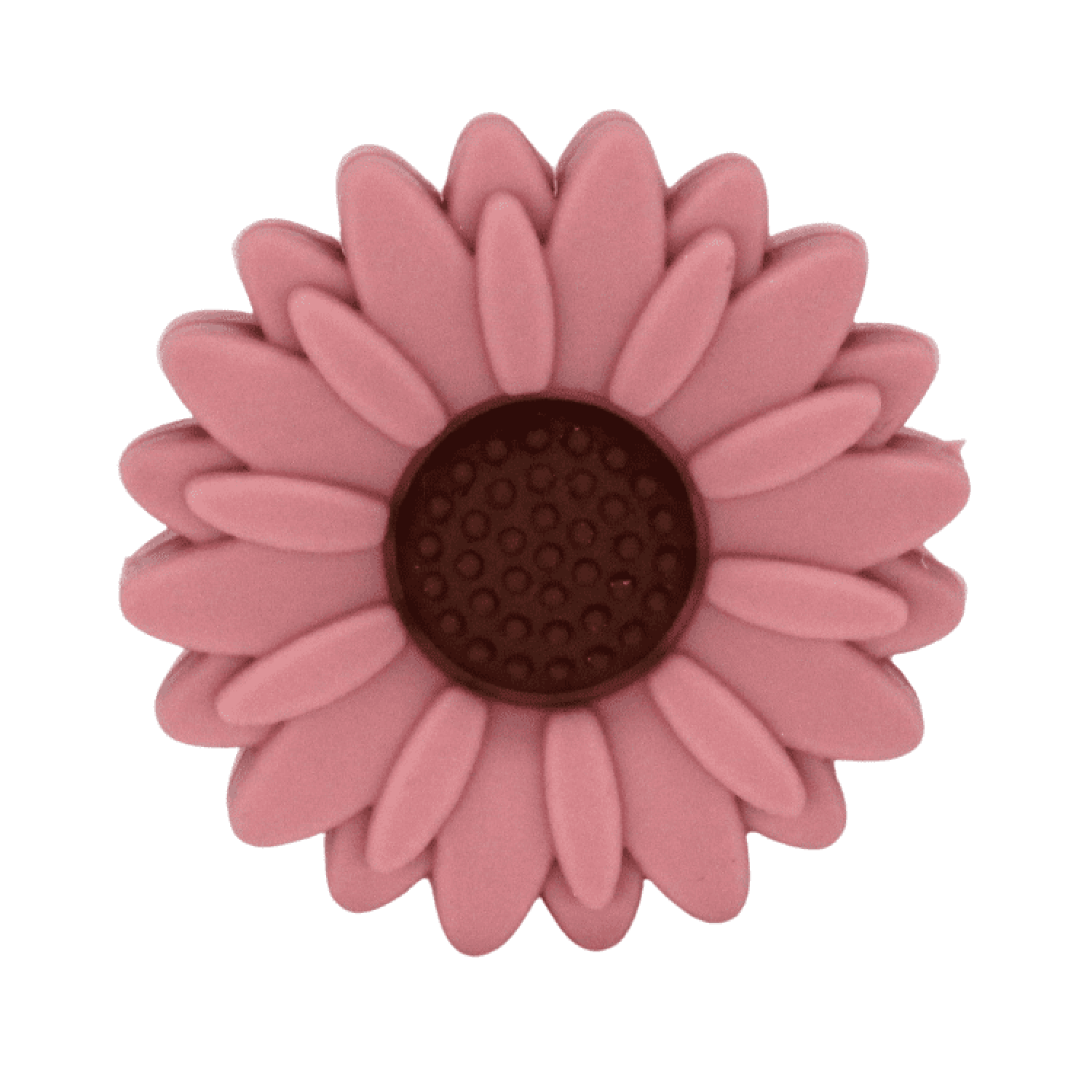 Silikon Motivperle Sonnenblume (Groß) | Blush